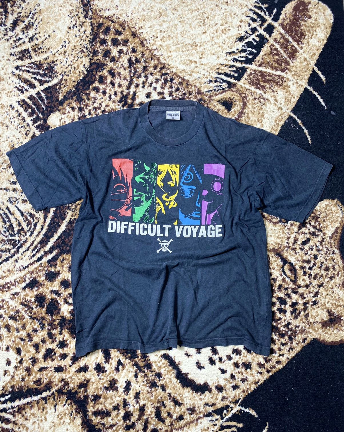 Anime × Cartoon Network × Vintage “RARE” Vintage Onepiace Difficult Voyage Tee Size US L / EU 52-54 / 3 - 2 Thumbnail