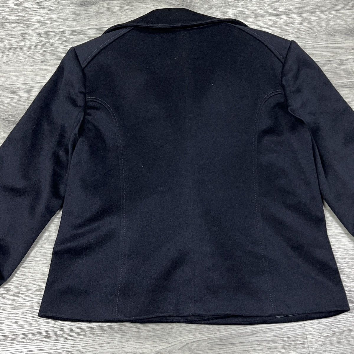 Aquascutum Aquascutum Black Double Breasted Wool Peacoat Jacket Size XL / US 12-14 / IT 48-50 - 9 Thumbnail