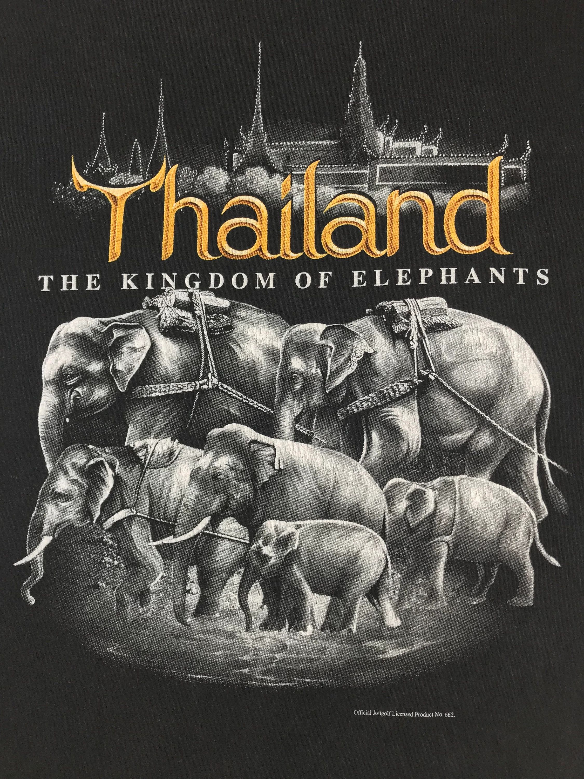 Vintage Vintage Y2K THAILAND T Shirt Elephants Tee Joli Golf Asia Size US L / EU 52-54 / 3 - 4 Thumbnail