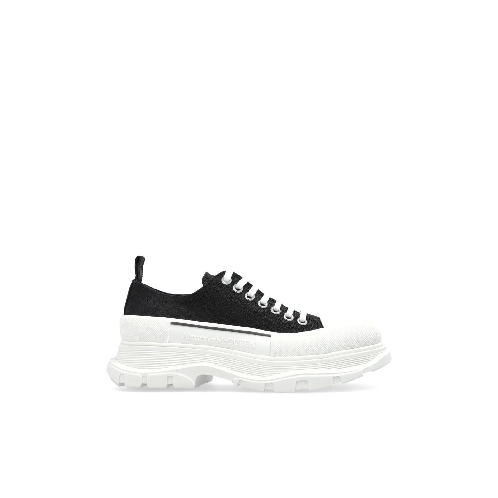 Alexander McQueen ALEXANDER MCQUEEN Platform Black Sneakers New & Authentic (M Size US 9 / EU 42 - 1 Thumbnail