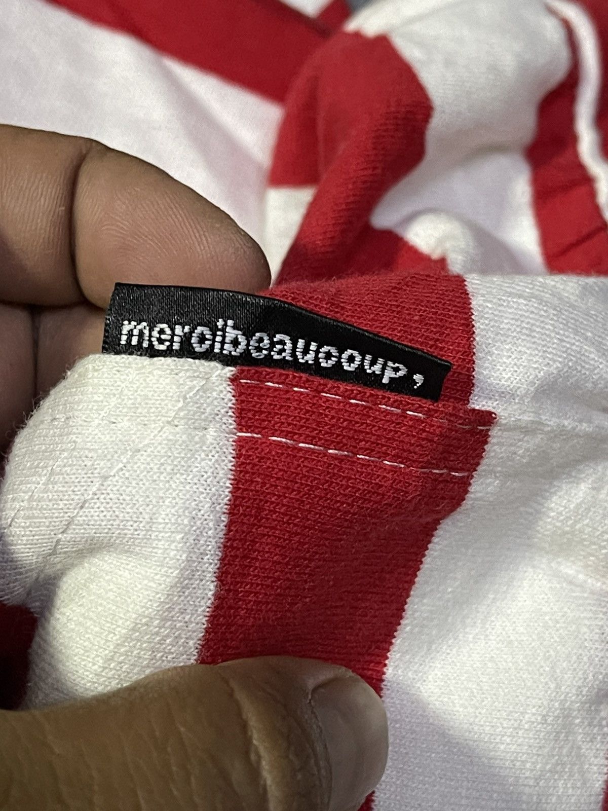Issey Miyake × Japanese Brand × mercibeaucoup Mercibeaucoup By Issey Miyake Nice Design Hoodie Size US M / EU 48-50 / 2 - 5 Thumbnail