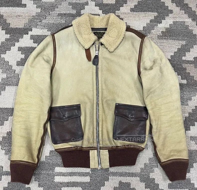 RRL Ralph Lauren Ralph Lauren RRL Shearling Leather Vest. Size US XS / EU 42 / 0 - 1 Thumbnail