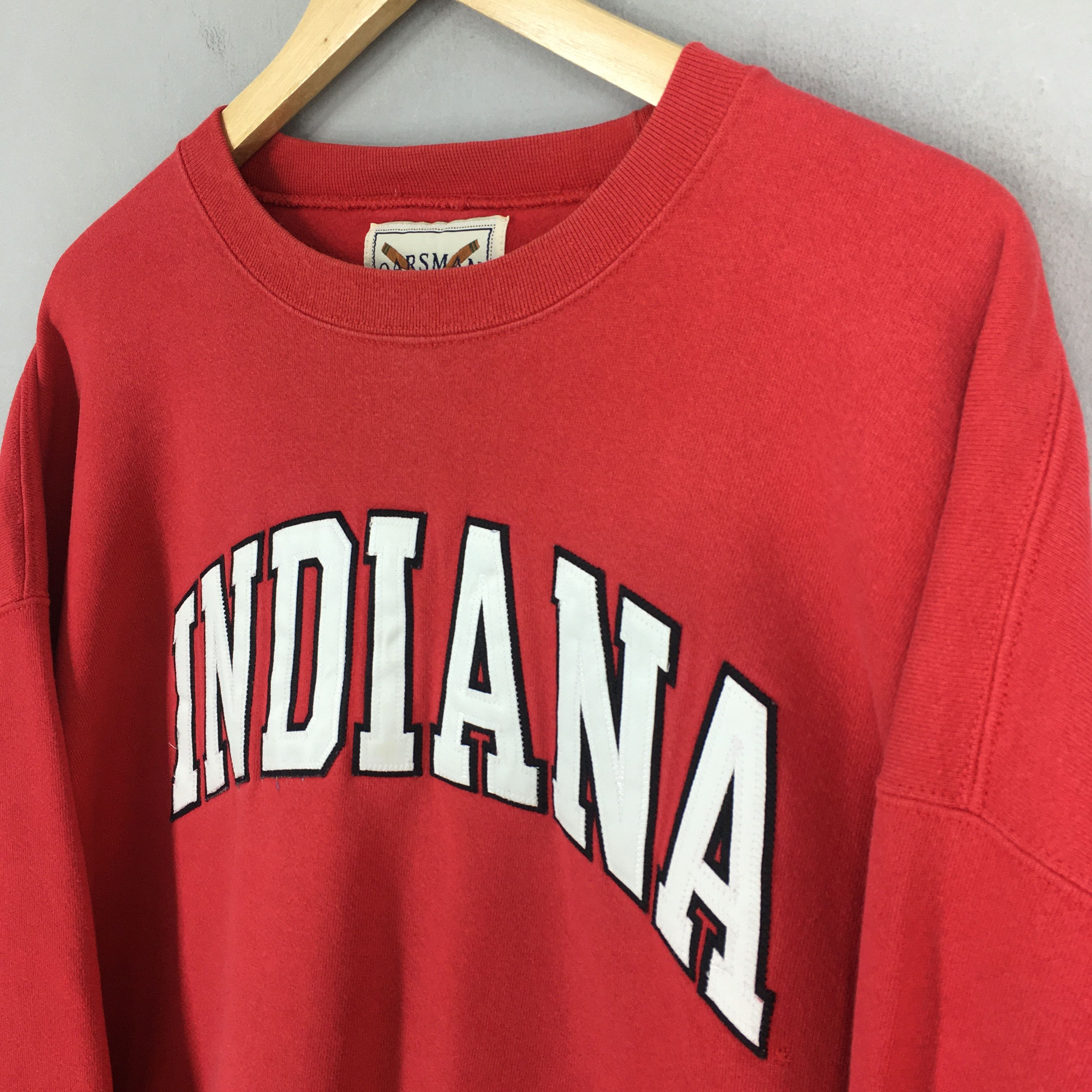 NCAA × Vintage Vintage 90s Indiana University Red Sweater XXL Size US XXL / EU 58 / 5 - 3 Thumbnail