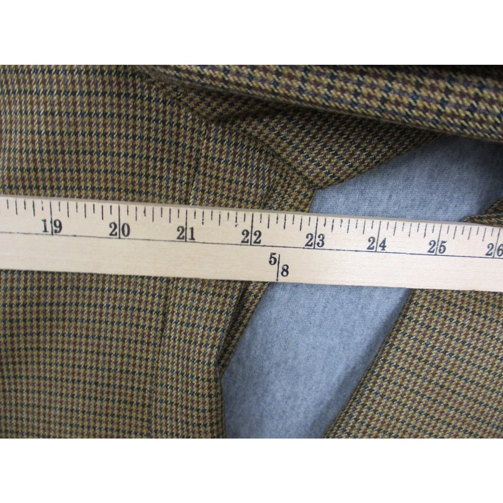 Ralph Lauren Lauren Ralph Lauren Blazer Mens 44 Long Wool Houndstooth Classic Fit Jacket Size 44R - 4 Thumbnail