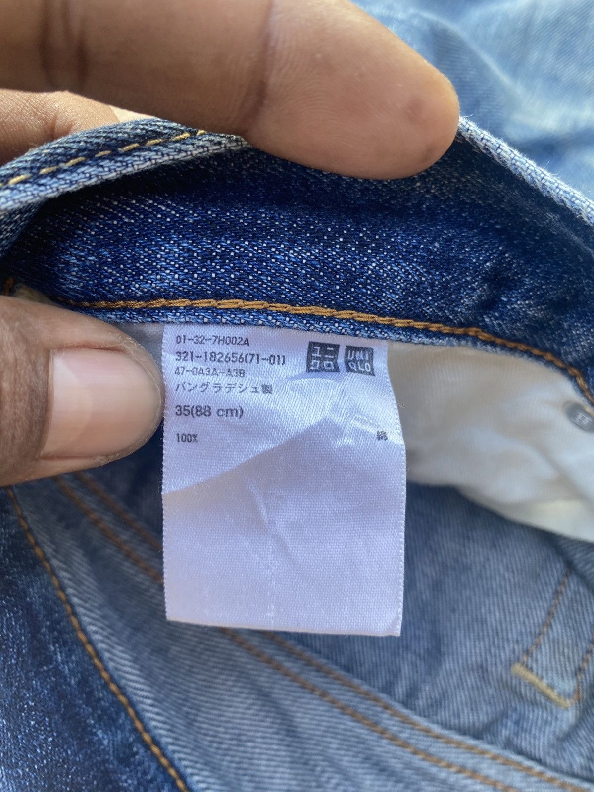 Jun Takahashi × Uniqlo Vintage uniqlo regular cut denim Size US 35 - 10 Thumbnail