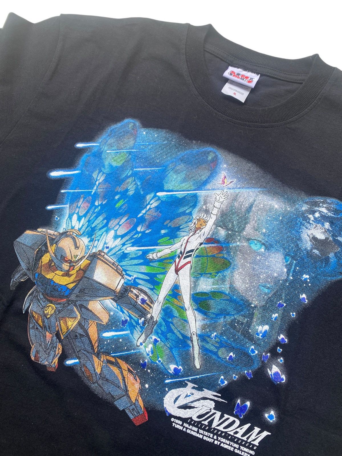 Japanese Brand Rare Turn A Gundam System 99 Double Sided Anime Graphic Tee Size US XL / EU 56 / 4 - 3 Thumbnail