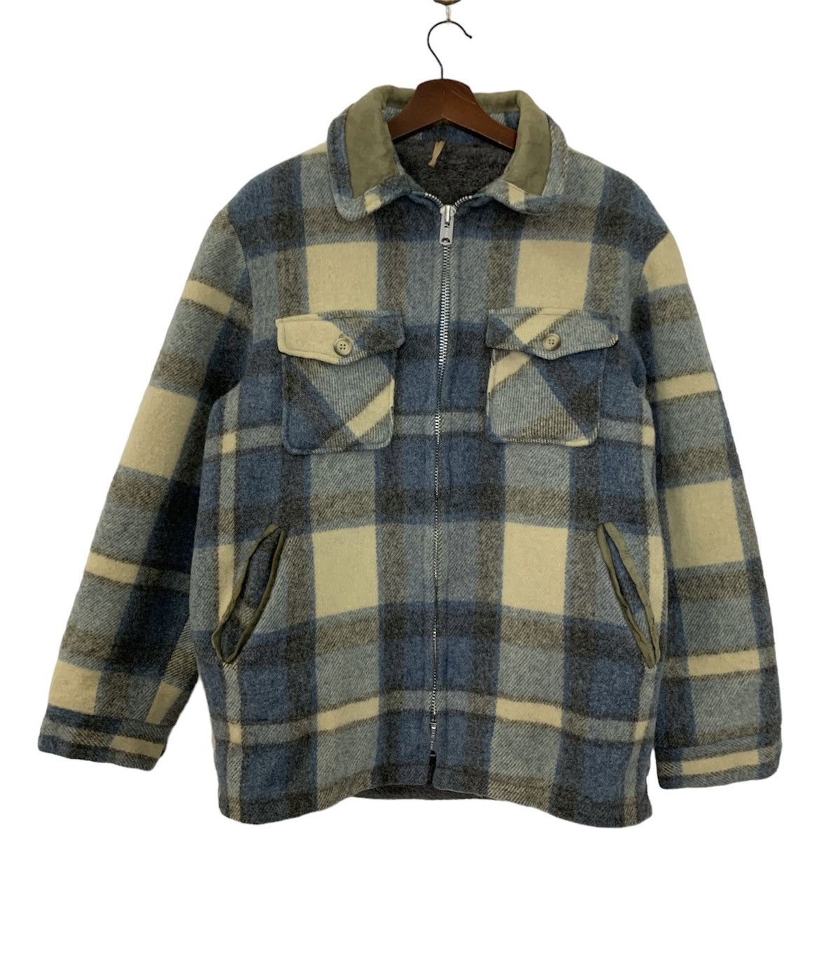 Sears Vintage 70’s Buffalo Wool Plaid Hunting Heavy Jacket Talon Size US M / EU 48-50 / 2 - 1 Thumbnail