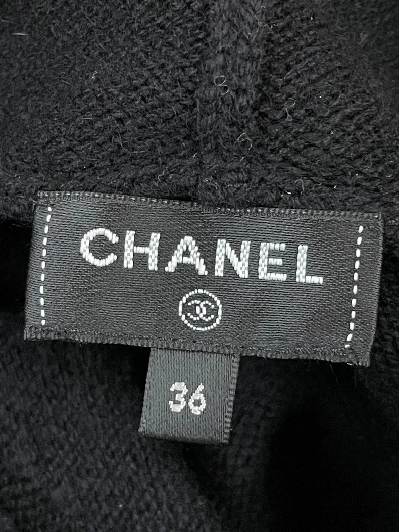 Chanel Chanel Black detachable hooded sweater Size XS / US 0-2 / IT 36-38 - 7 Thumbnail