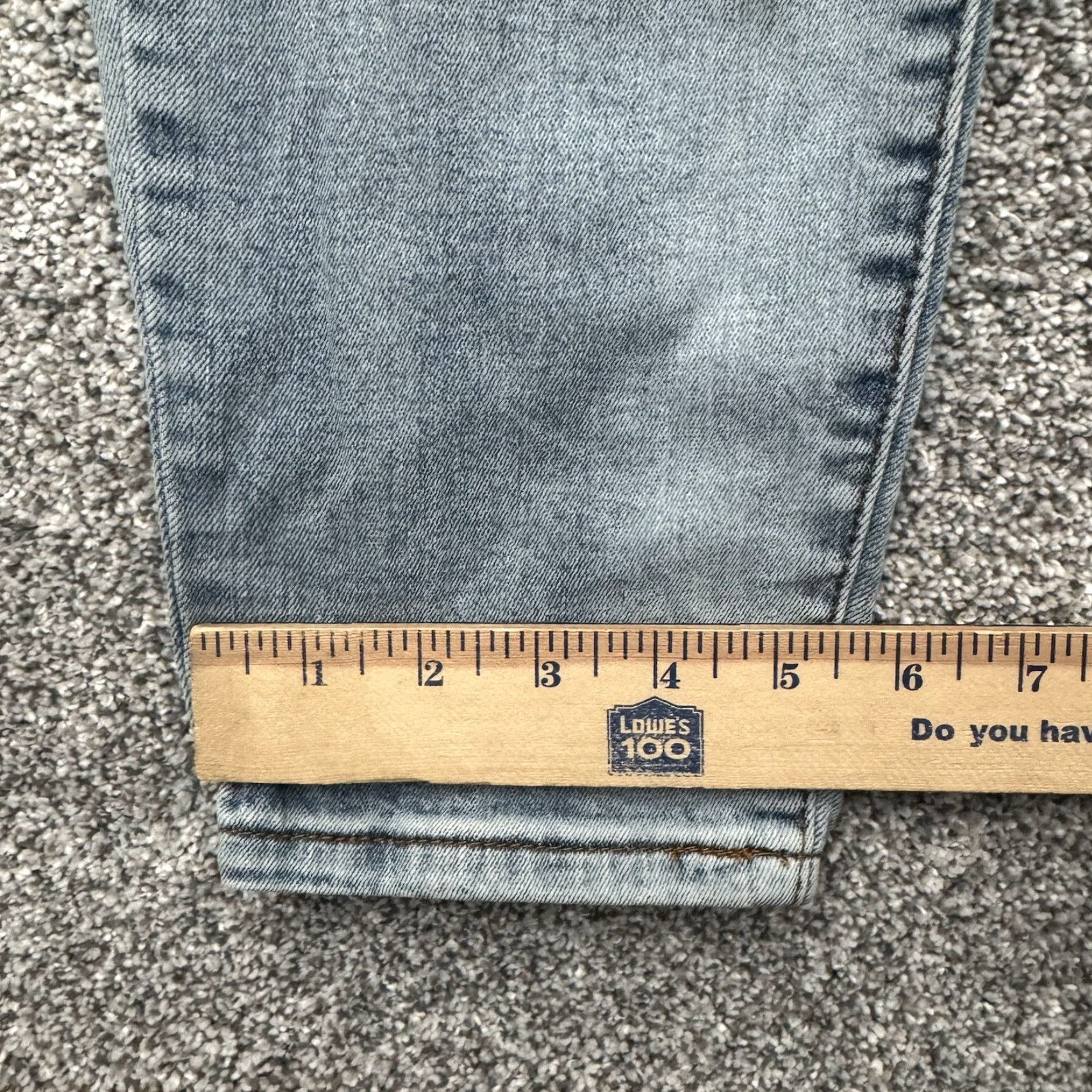 Vintage STS Blue Distressed Ankle Skinny Jean Womens Size 31 Mid Rise Light Wash Grunge Jeans Size 24" / US 00 / IT 34 - 6 Thumbnail