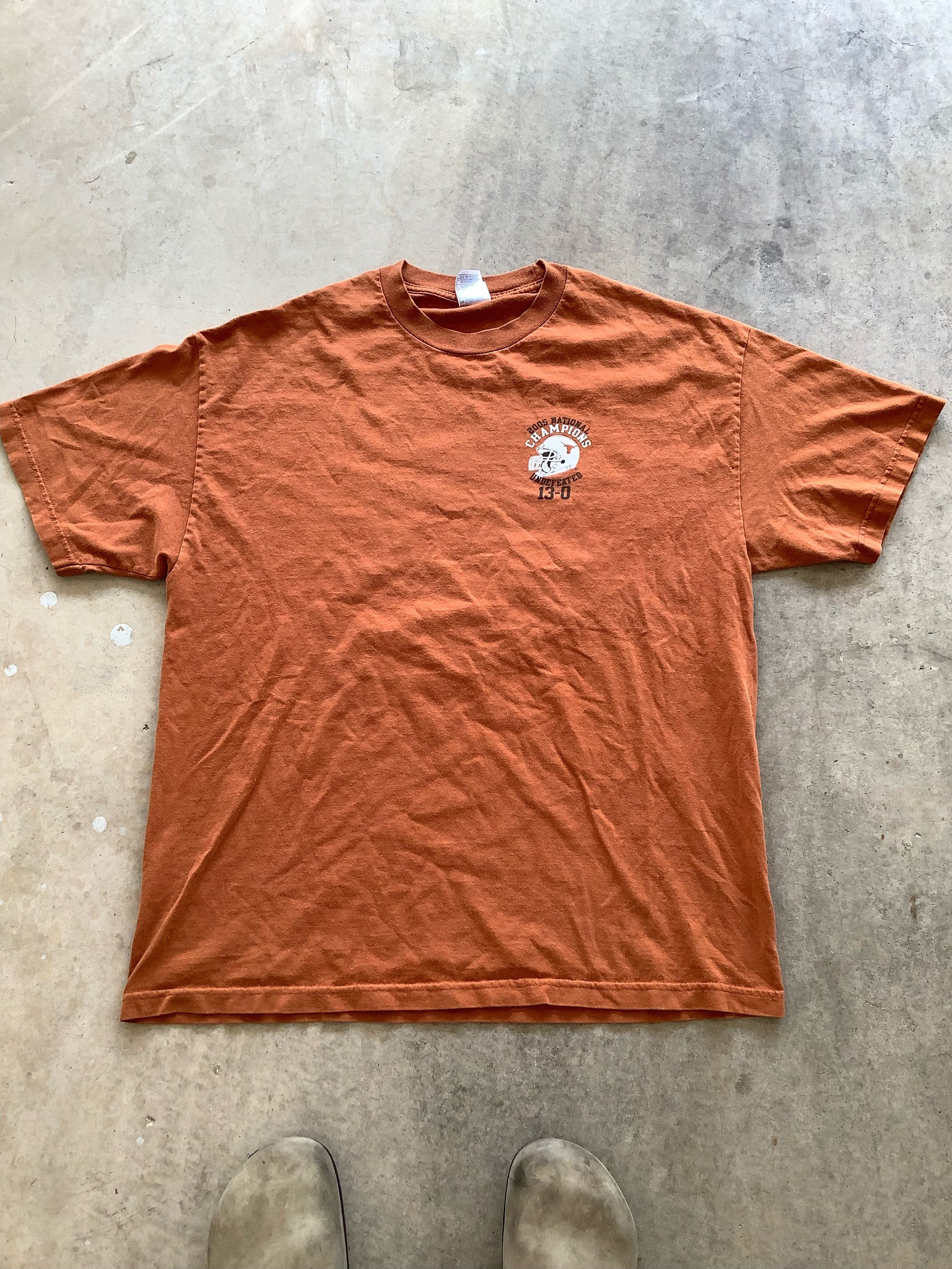 Alstyle Vintage 2005 National Champions Texas Longhorns Tee Size US XL / EU 56 / 4 - 1 Thumbnail
