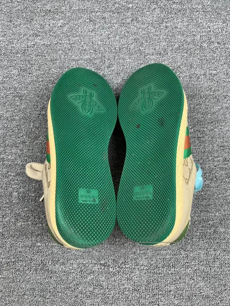 Gucci Gucci Distressed Low-Top Sneakers. Size US 8.5 / EU 41-42 - 5 Thumbnail