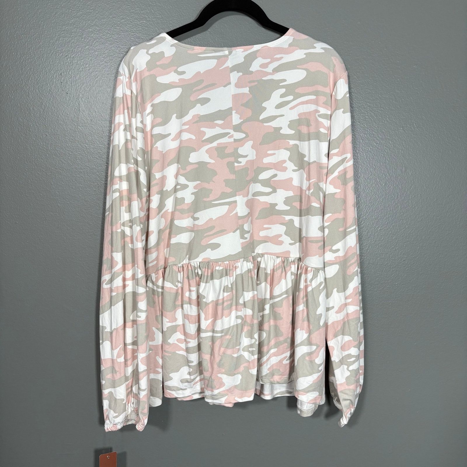 Other Modlusive NWT Pink Camouflage Long Sleeve Babydoll Top - 2X Size XXL / US 16-18 / IT 52-54 - 7 Thumbnail