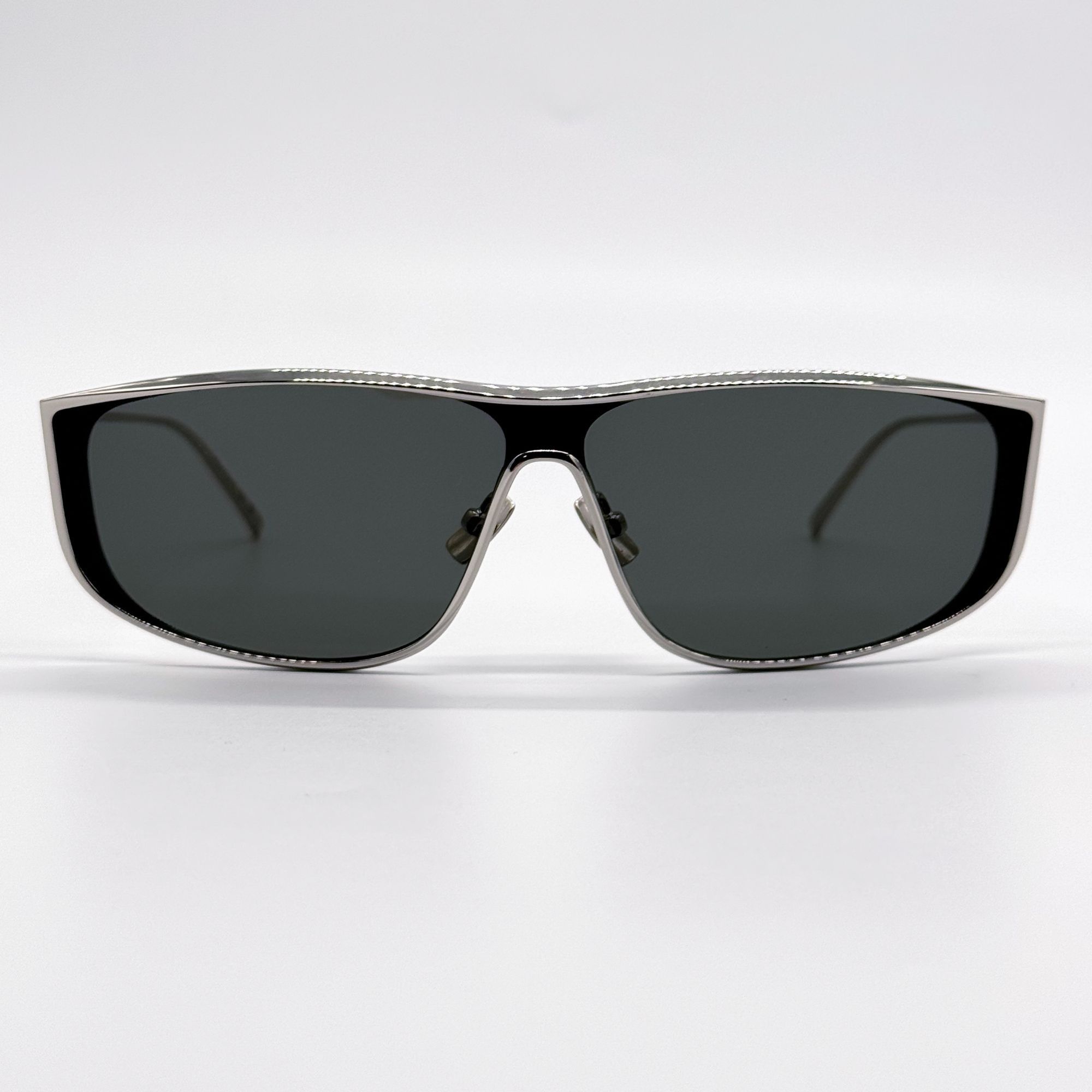 Saint Laurent Paris NEW SAINT LAURENT SL605 LUNA 001 SILVER SUNGLASSES SL 605 SH Size ONE SIZE - 3 Thumbnail