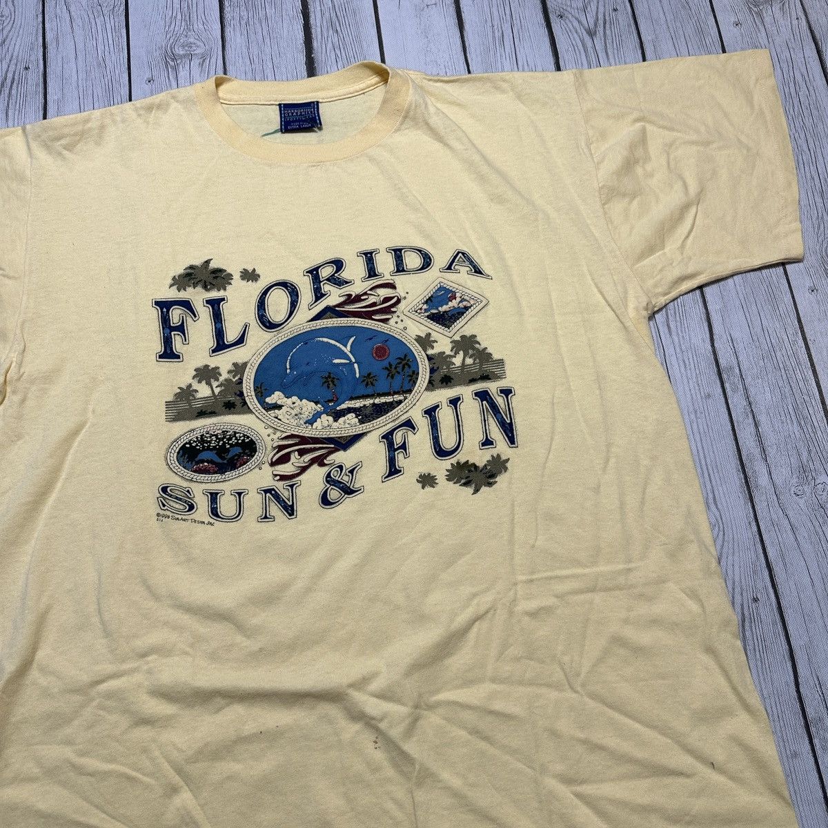 Vintage Vintage Florida tee Size US XL / EU 56 / 4 - 3 Thumbnail