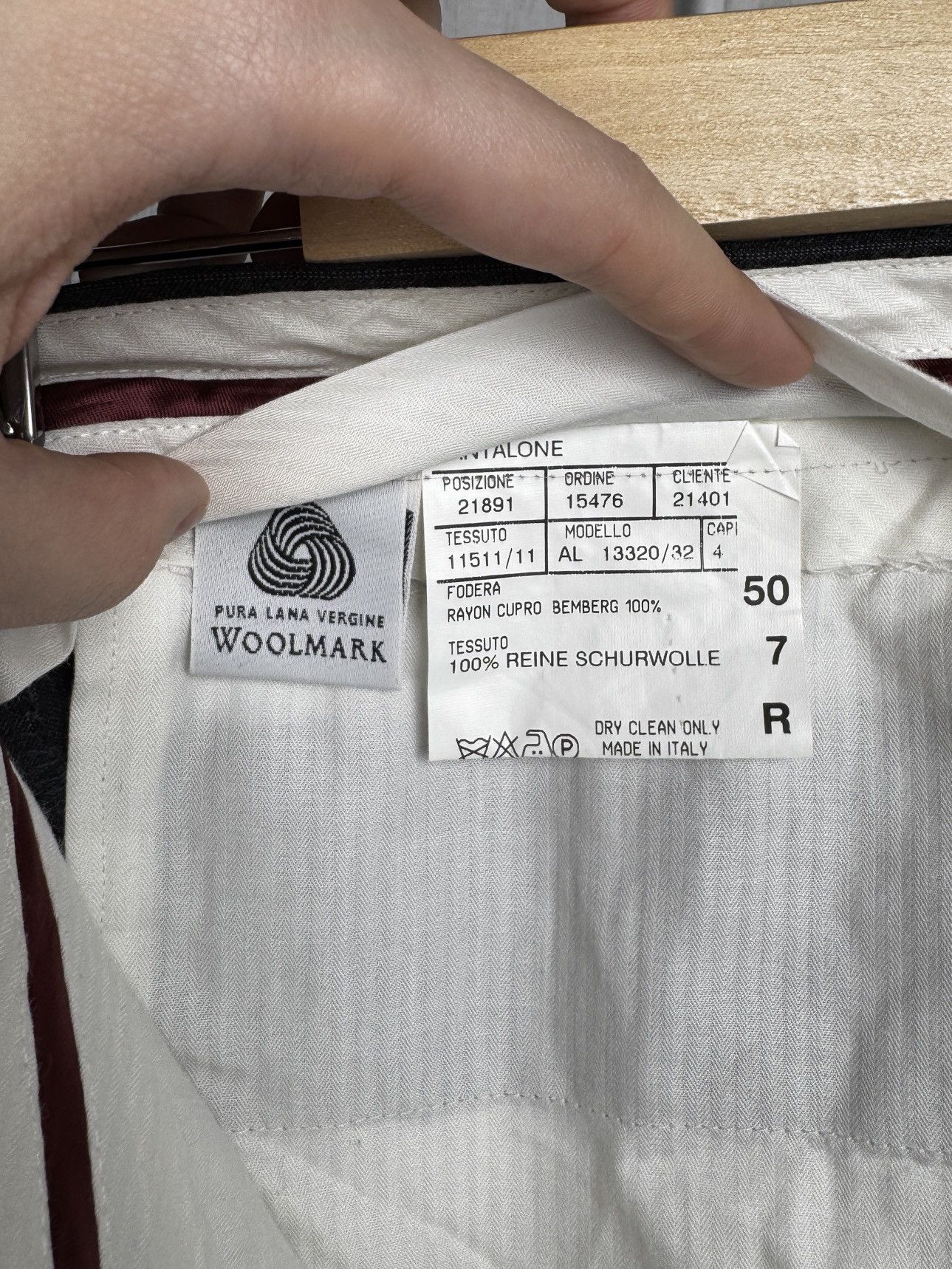 Canali Canali grey striped pure wool 3 buttons classic suit size 50 Size 40R - 21 Thumbnail