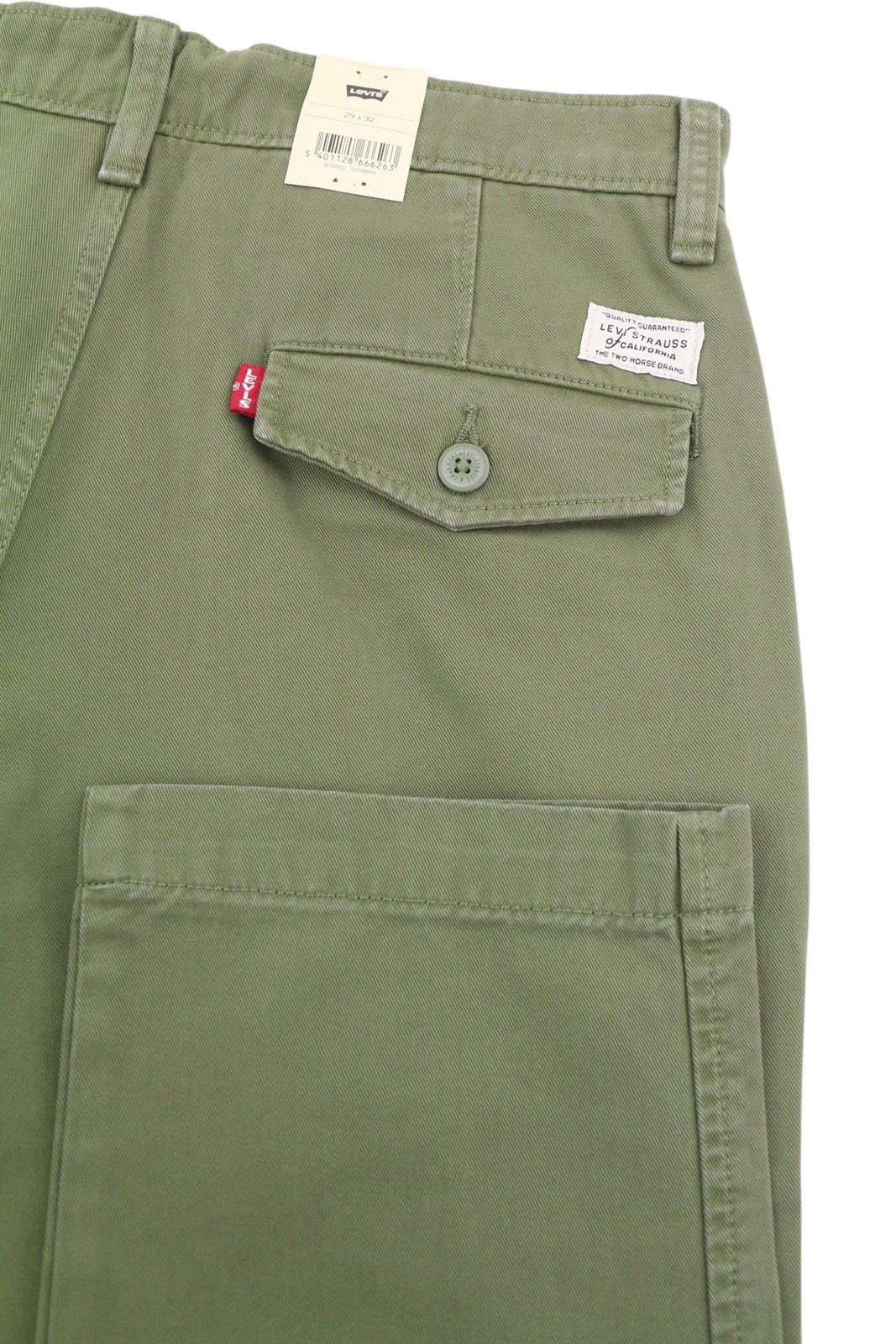 Levi's XX CHINO W29/L32 Khaki Standard Fit Trousers 87048 Size US 29 - 5 Thumbnail