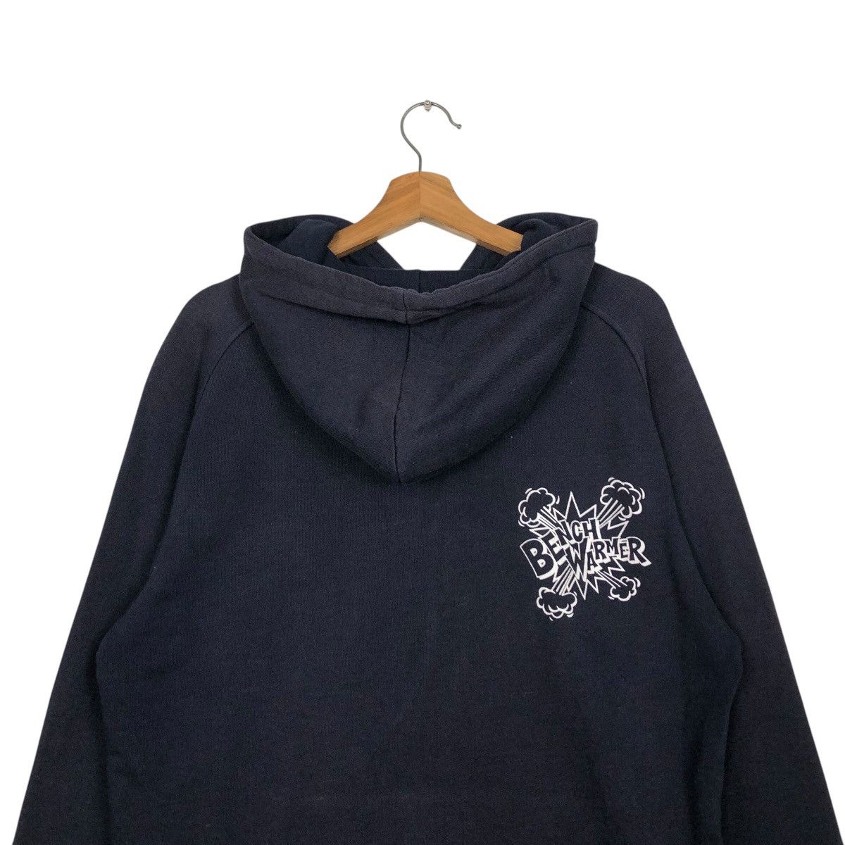 Japanese Brand 📌Vintage Hoodie Pull Over Bench Warmer Basket Ball Big Logo Size US M / EU 48-50 / 2 - 10 Thumbnail