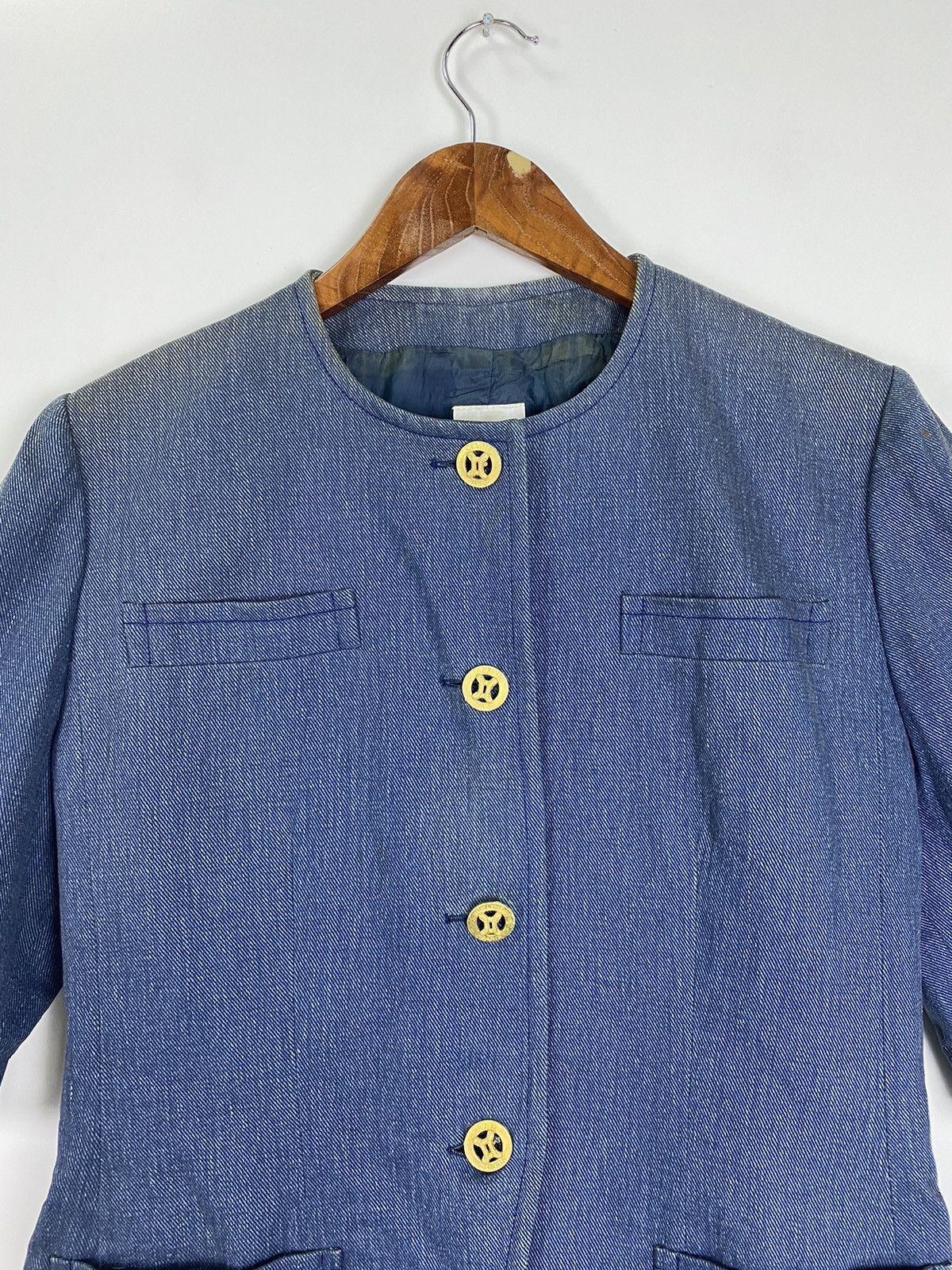 Celine × Vintage Vintage Celine Paris denim jacket Size M / US 6-8 / IT 42-44 - 4 Thumbnail