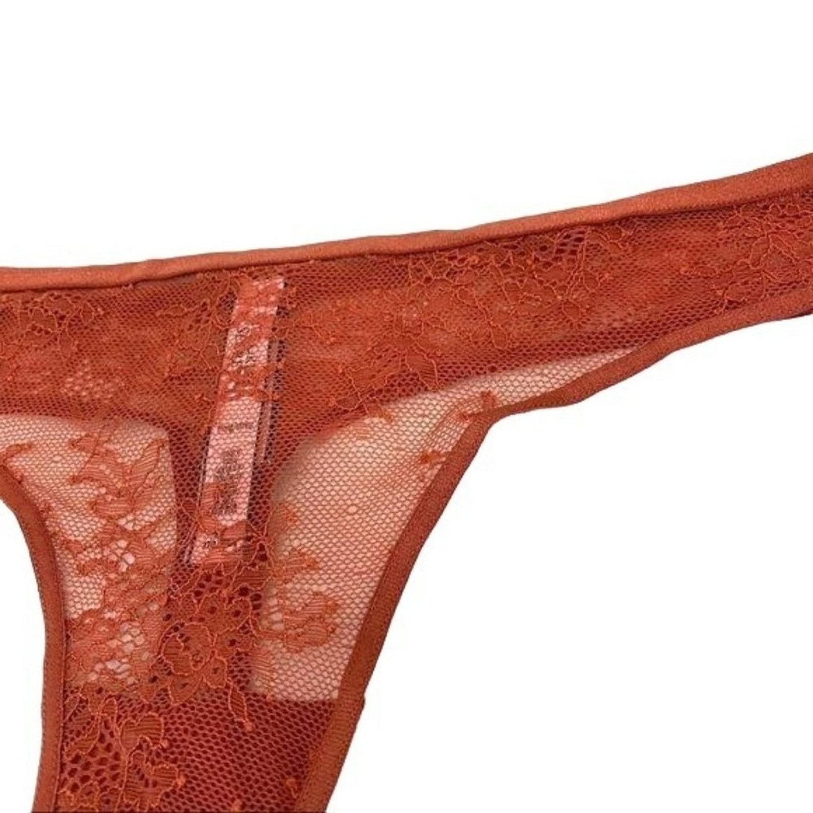 Victoria's Secret Victoria's Secret Chantilly Lace Thong Panty Medium Size ONE SIZE - 3 Thumbnail