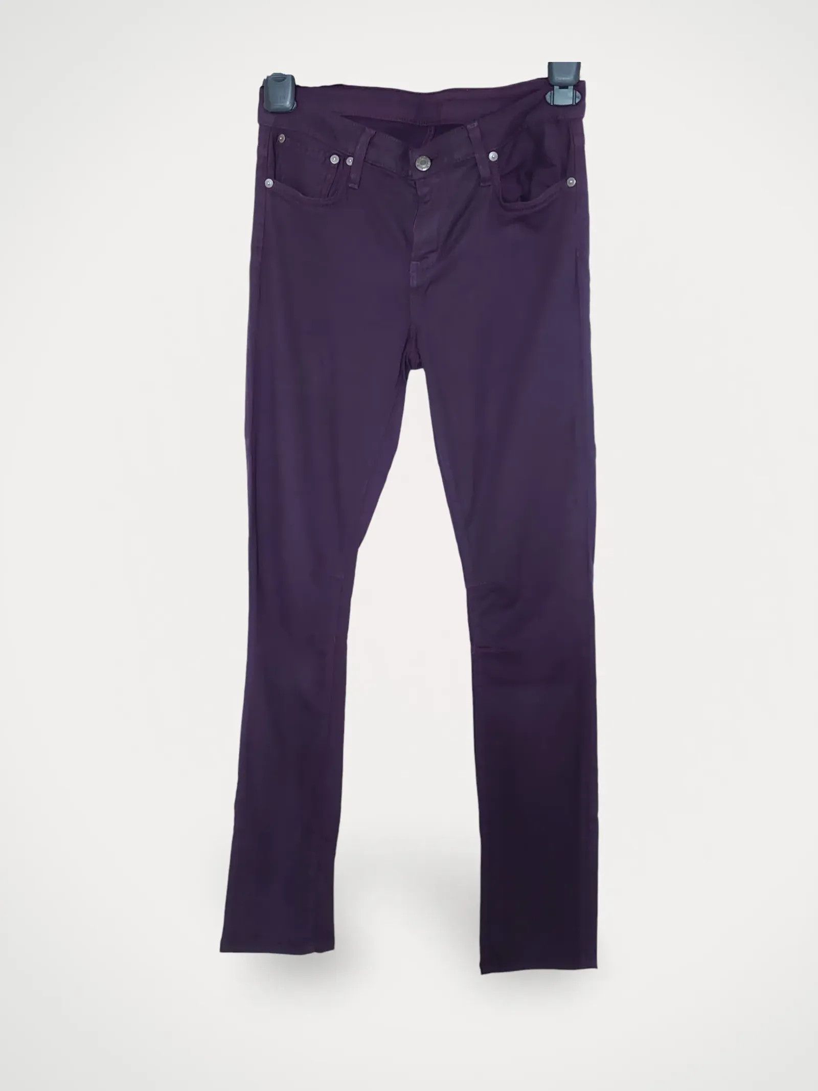 Helmut Lang Helmut Lang "Gloss Wash 5 Pocket Skinny" Pants Size 28" / US 6 / IT 42 - 1 Thumbnail