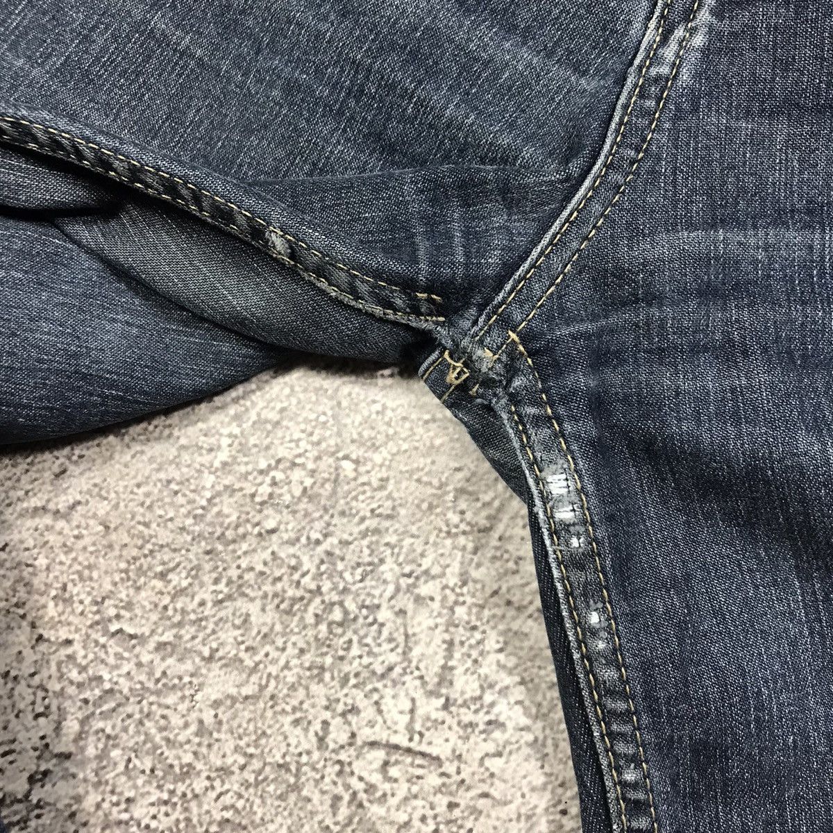 Vintage Vintage Y2K Baggy Flared Distressed Jeans Skate Grunge 28 Size 28" / US 6 / IT 42 - 3 Thumbnail