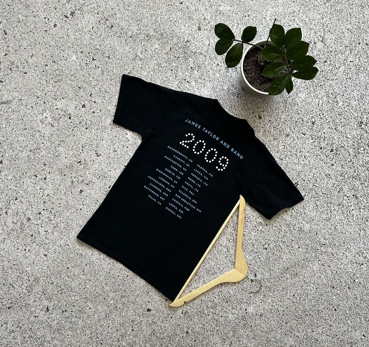 Band Tees Vintage James Taylor And Band Tour Rock Band Tour 2009 Tee Size US S / EU 44-46 / 1 - 2 Thumbnail
