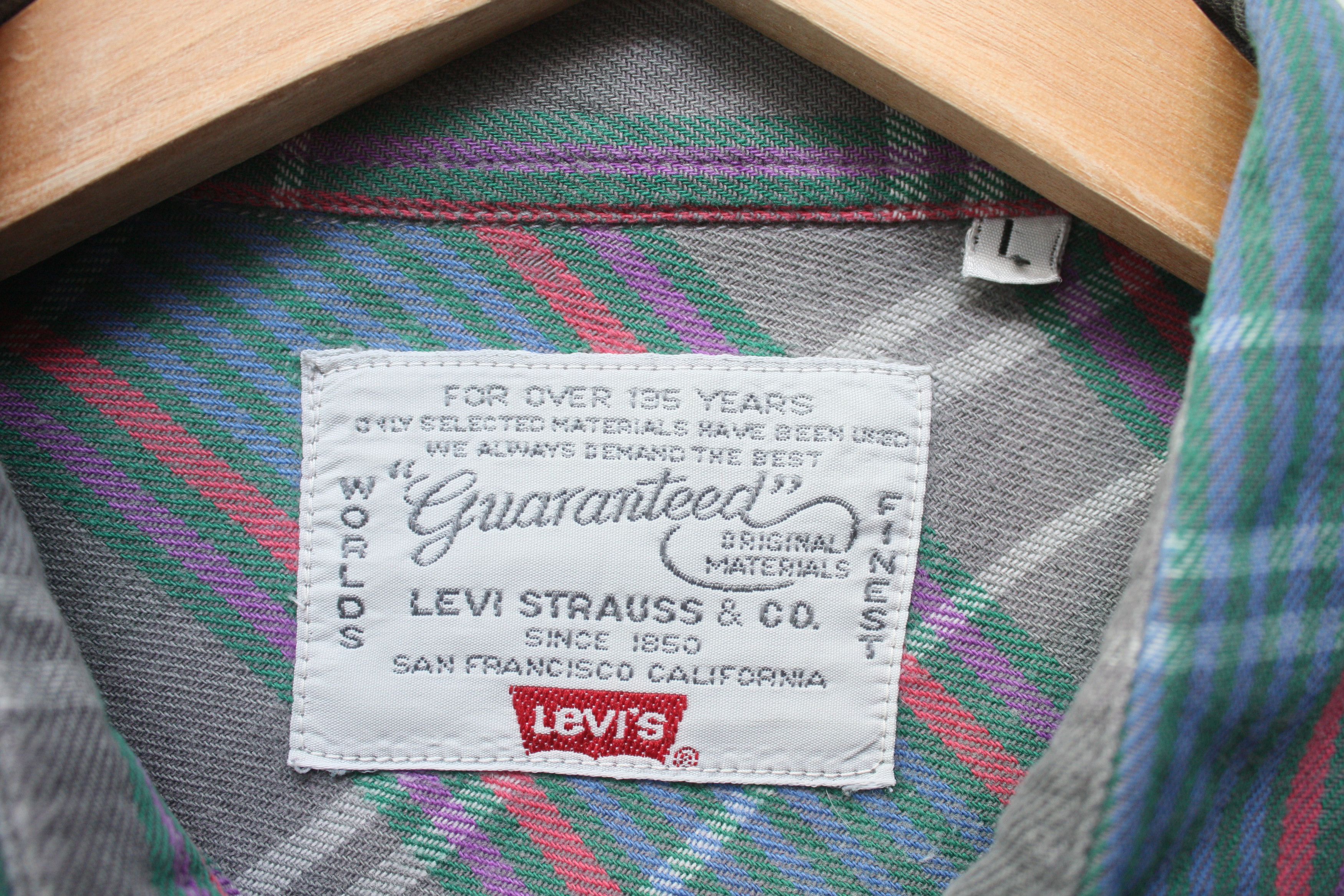 Levi's Vintage Clothing Levi's Vintage Checkered Shirt Large Size US L / EU 52-54 / 3 - 6 Thumbnail