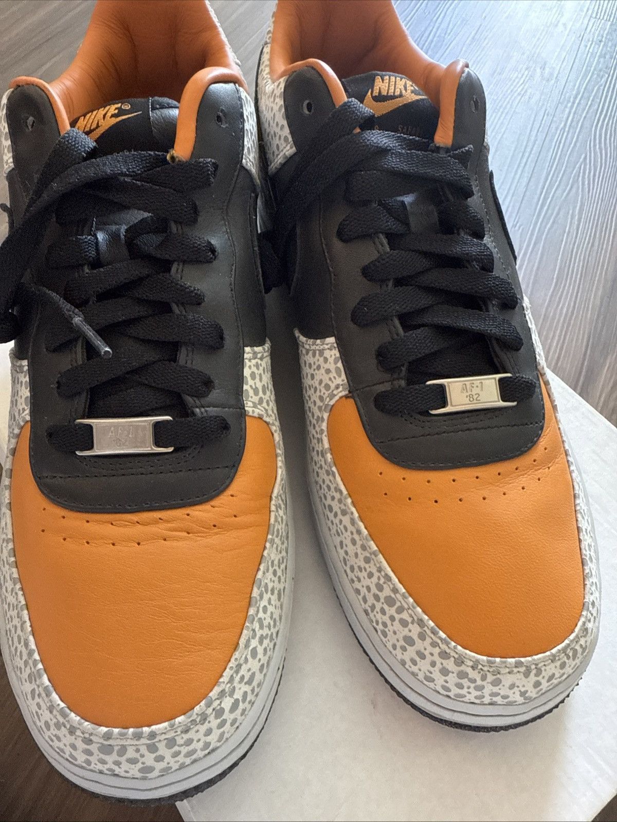 Nike Nike Air Force 1 Premium Safari Orange Blaze - Size 10.5 Size US 10.5 / EU 43-44 - 6 Thumbnail