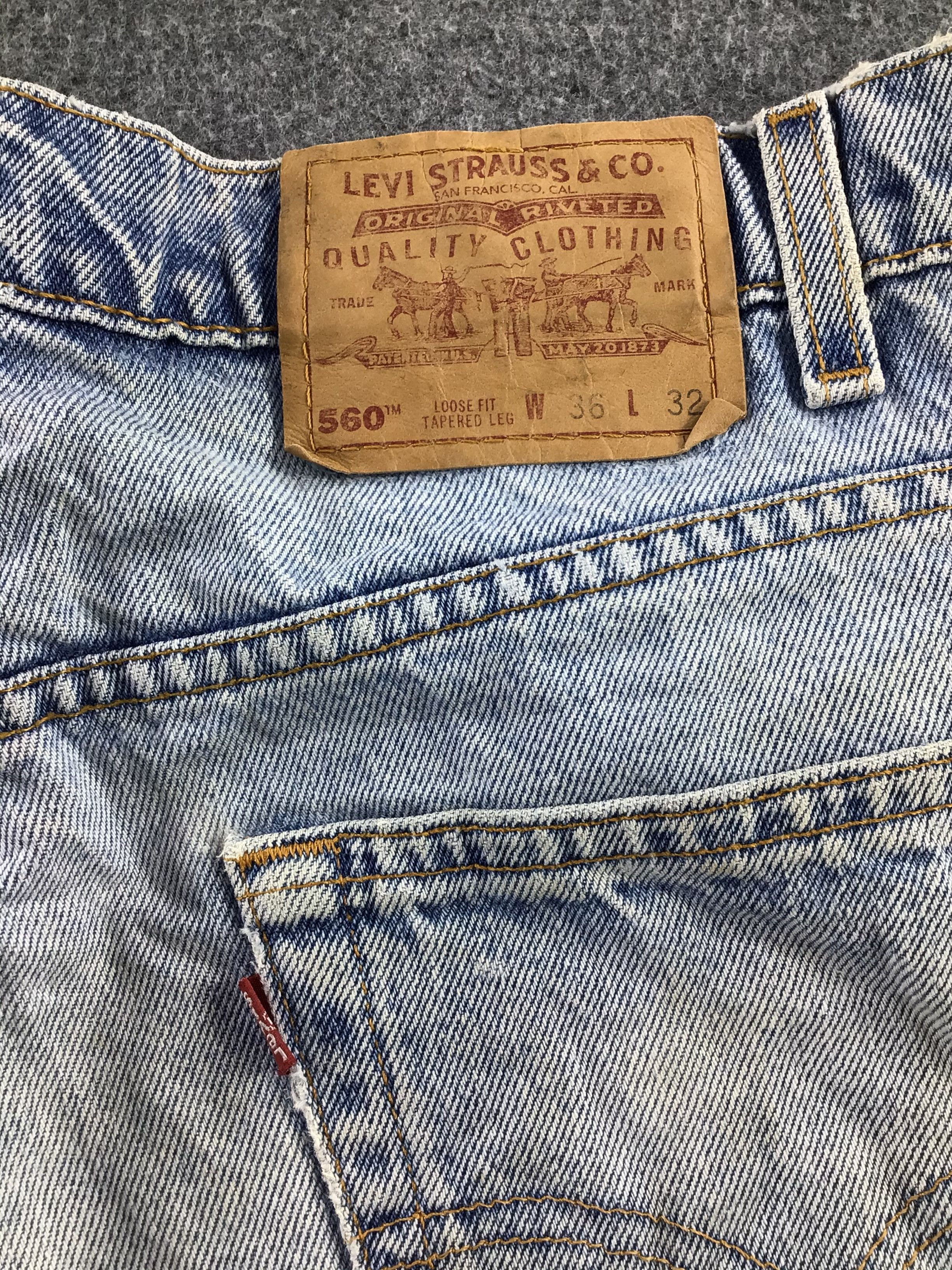 Levi's Vintage Levis 560 Jeans-J715 Size US 35 - 5 Thumbnail