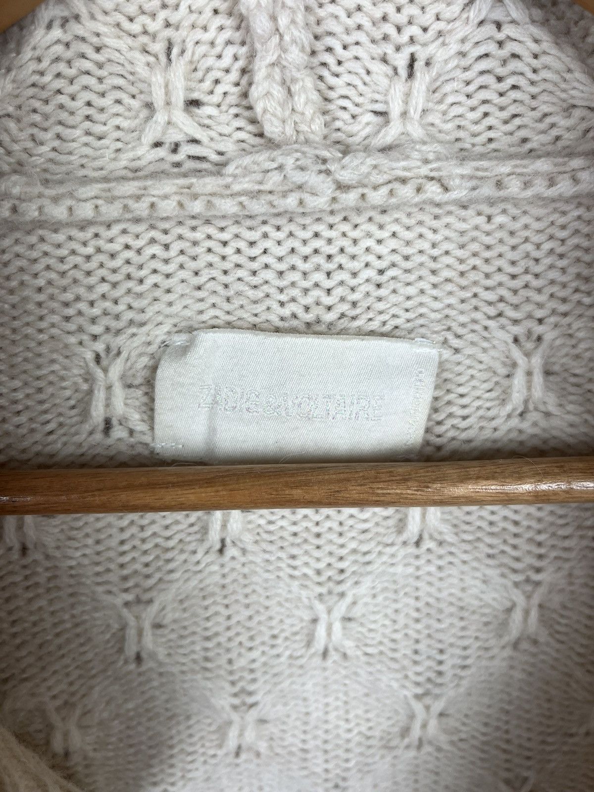Zadig & Voltaire Zadig & Voltaire Wool Hooded Open Front Cardigan Sweater Size S / US 4 / IT 40 - 2 Thumbnail
