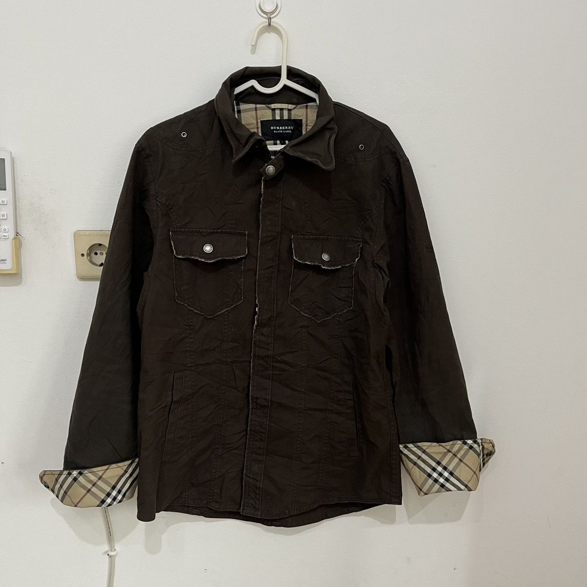 Burberry Burberry Black Label Military Shirt Jacket Size US L / EU 52-54 / 3 - 11 Thumbnail