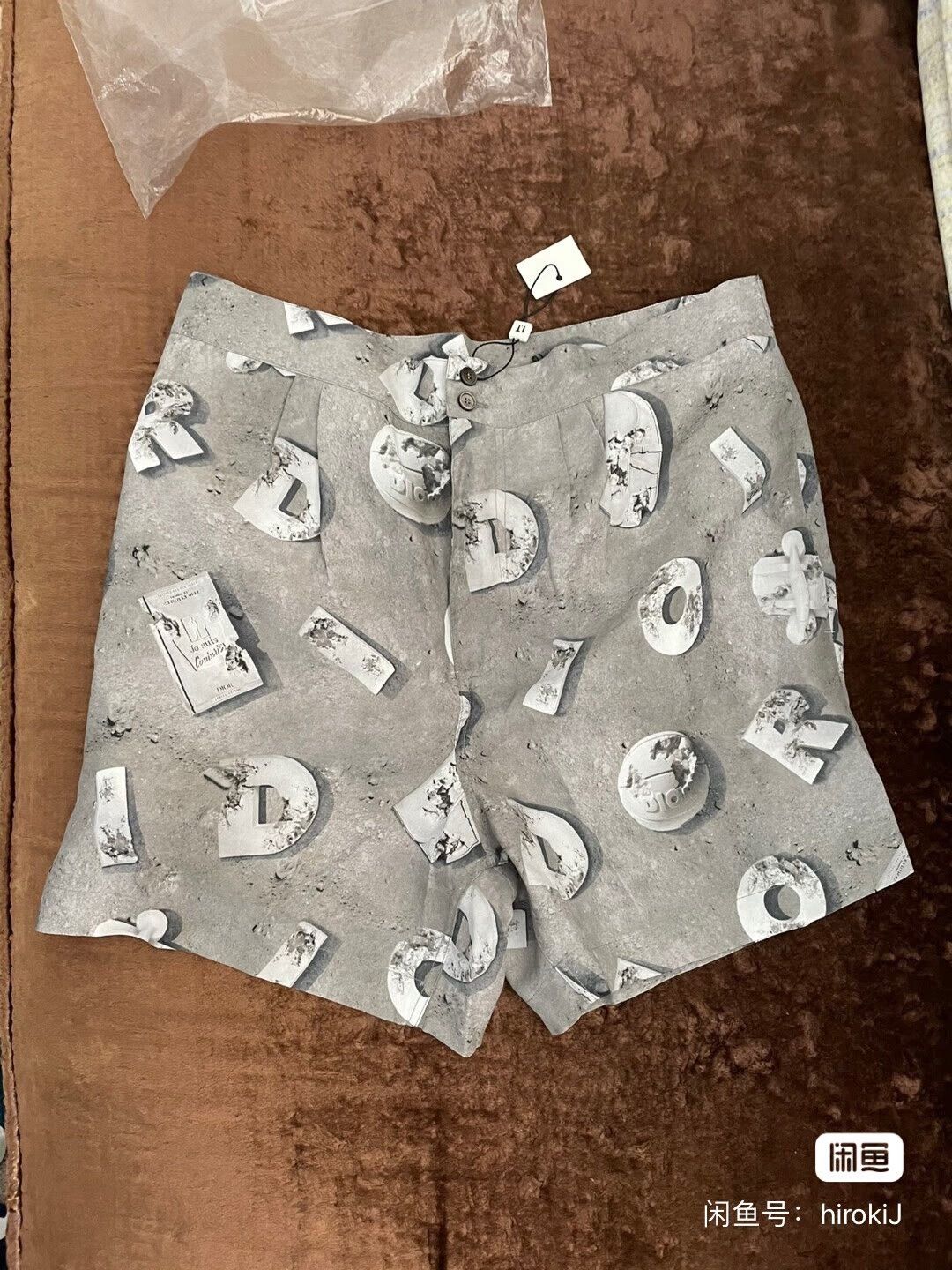dior daniel arsham collaboration shorts