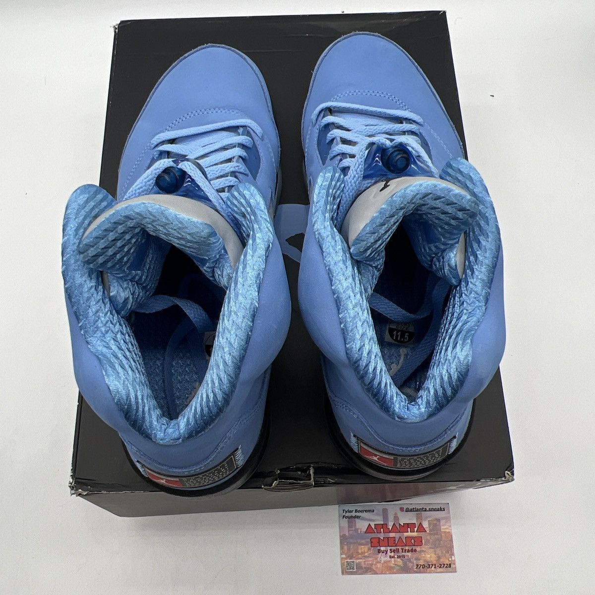 Jordan Brand Air Jordan 5 Unc Size US 11.5 / EU 44-45 - 7 Thumbnail