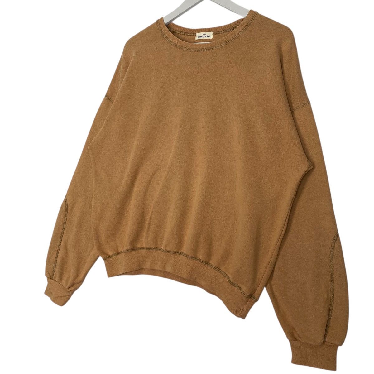 Other Vintage 90s Comme Ca Du Mode CrewneckSweatshirt Brown Size L Size US L / EU 52-54 / 3 - 2 Thumbnail