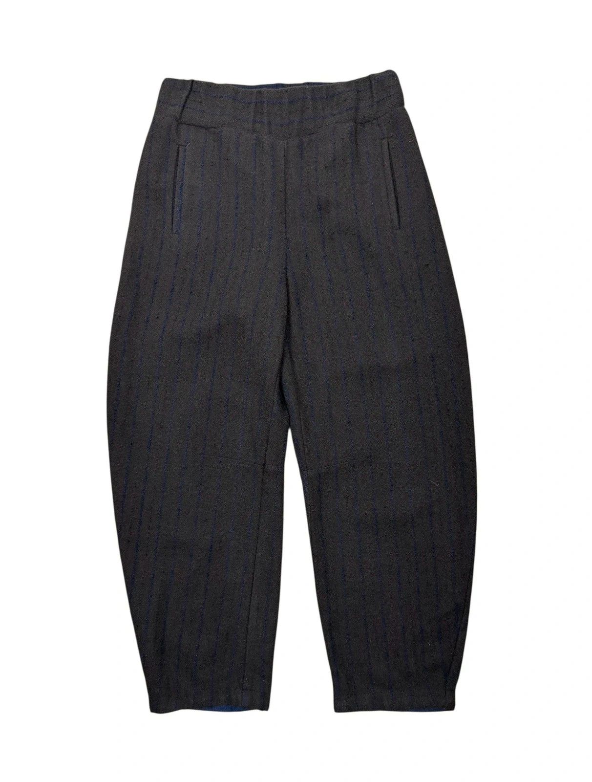 Other Alessia Santi Italy Crop Pants Wool Knit Striped size 40 Size 27" / US 4 / IT 40 - 8 Thumbnail