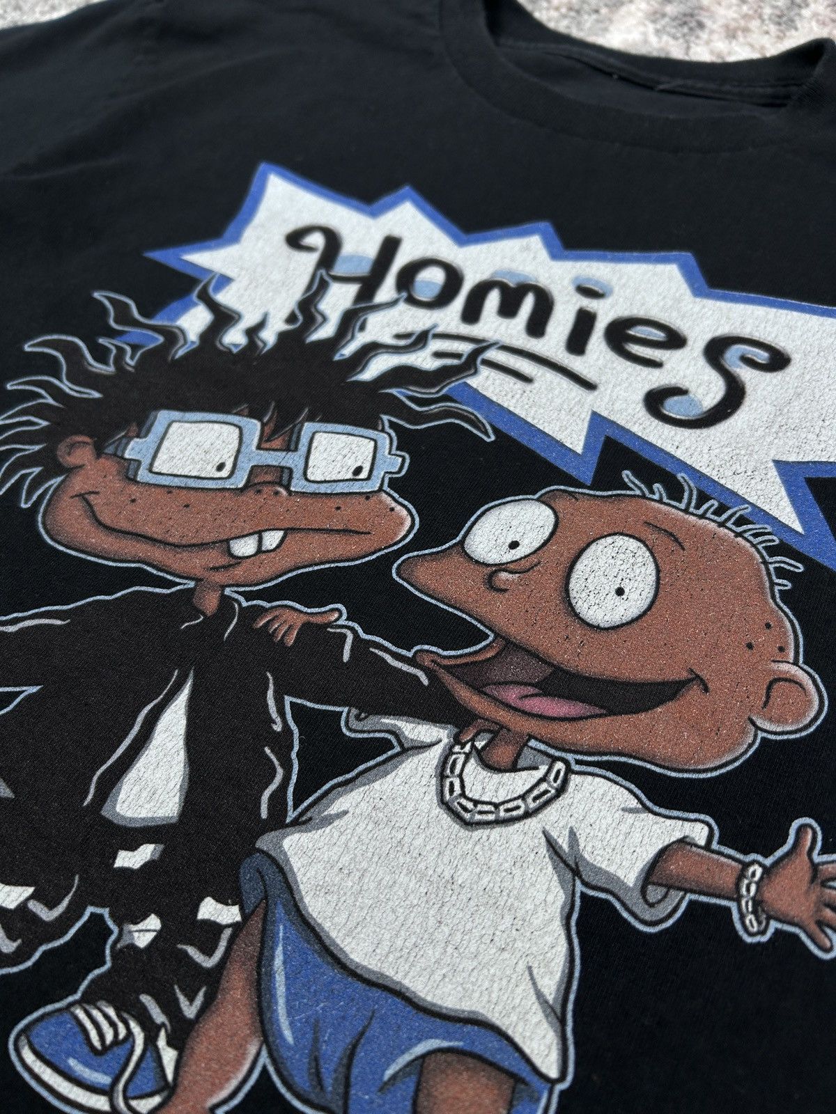 Cartoon Network × Nickelodeon × Vintage Vintage Nickelodeon Rugrats Homies t shirt Size US M / EU 48-50 / 2 - 7 Thumbnail