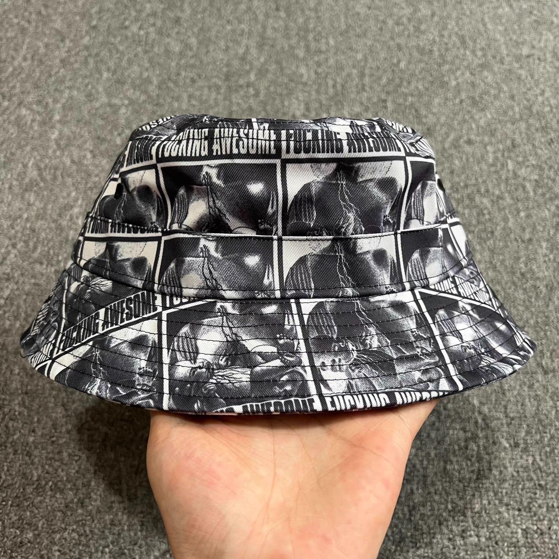 Fucking Awesome Fucking Awesome Blood Baby Bucket Hat Q7 Size ONE SIZE - 5 Thumbnail