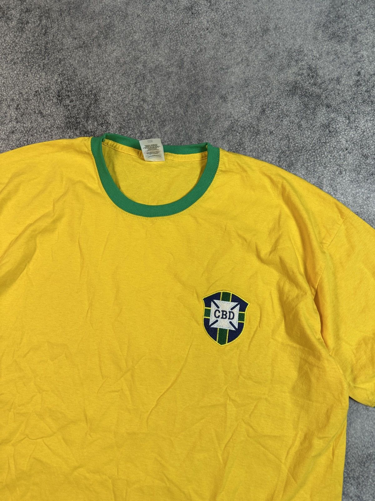 Vintage Vintage Brazil Pele 10 Soccer T-shirt Blokecore XXL Y2K Size US XXL / EU 58 / 5 - 4 Thumbnail