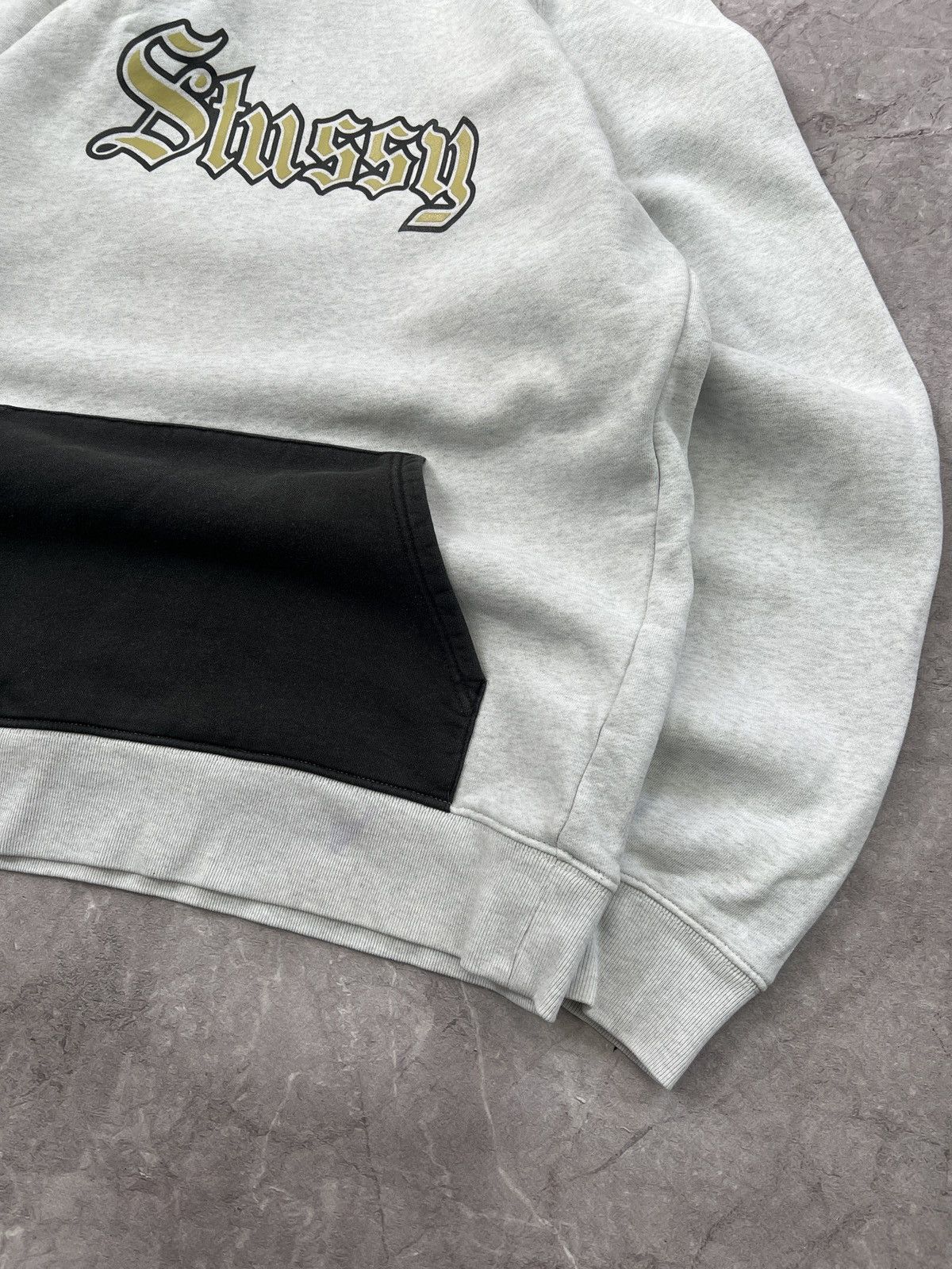 Stussy × Vintage Vintage 90s big logo stussy boxy hoodie y2k hype Size US M / EU 48-50 / 2 - 4 Thumbnail