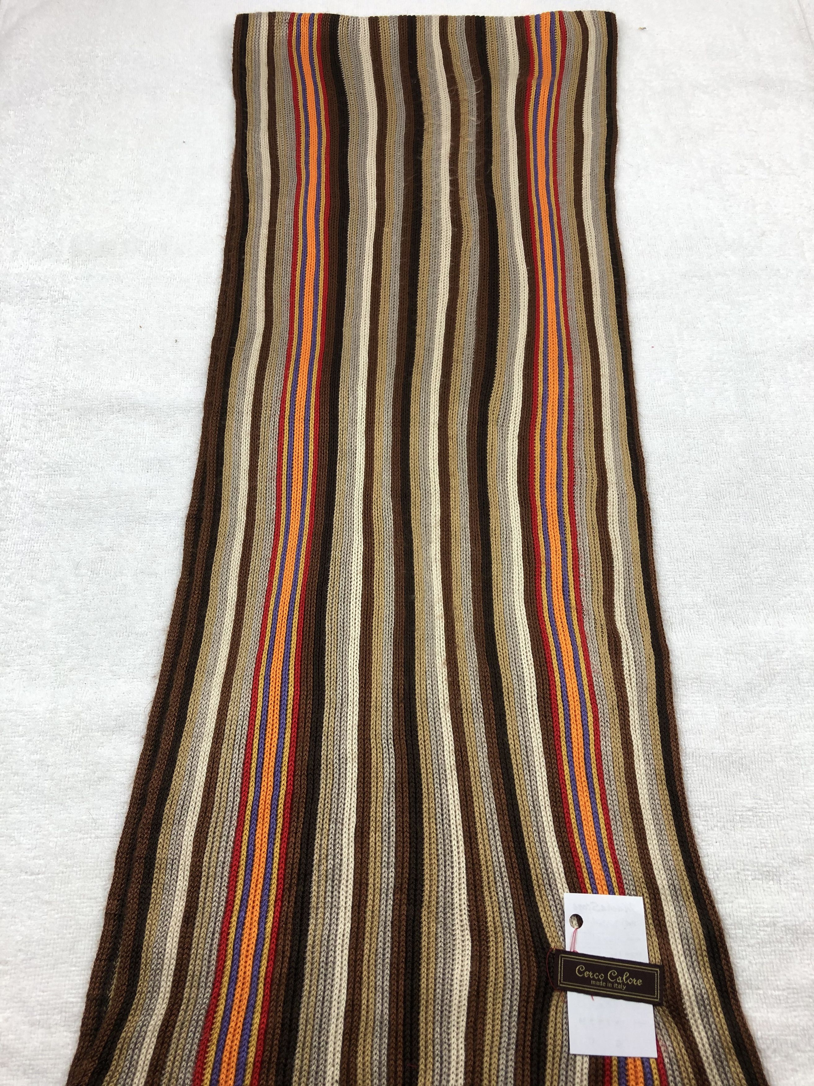 Vintage Cerco Calore Scarf / Muffler / Neckwear Size ONE SIZE - 2 Thumbnail