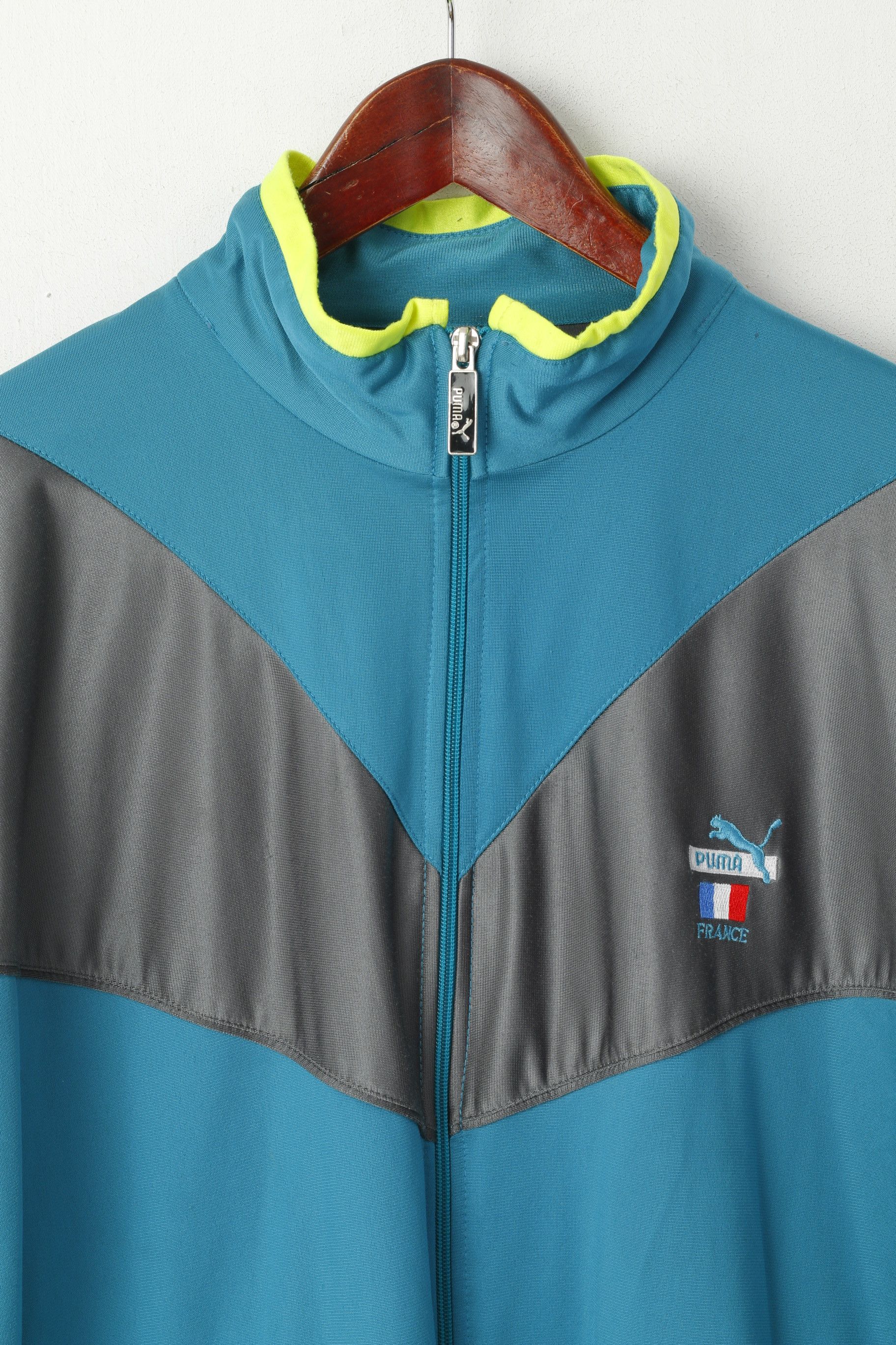 Puma Puma International Men 38 S Sweatshirt Turquoise France 5980 Size US S / EU 44-46 / 1 - 3 Thumbnail