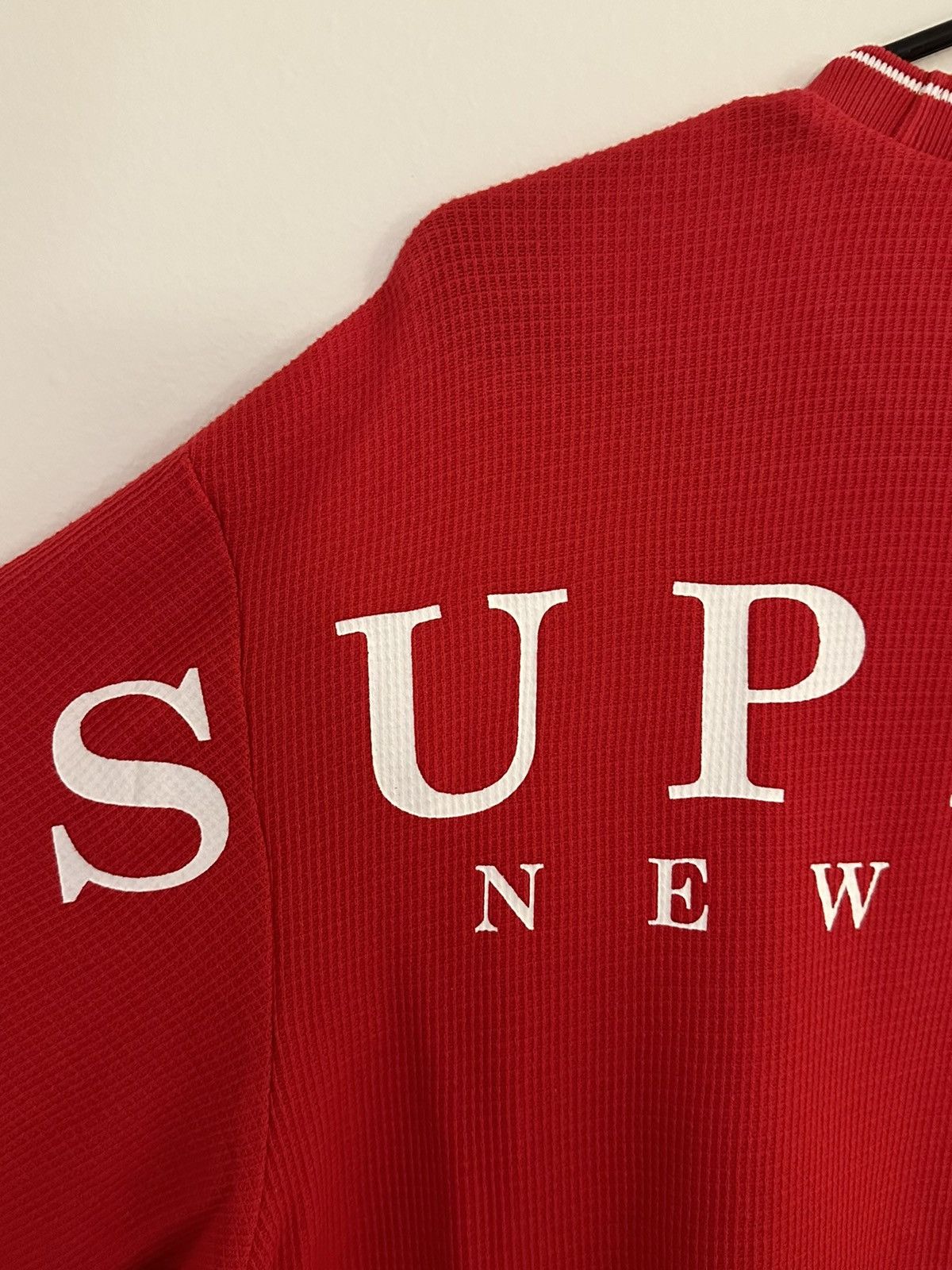 Supreme Supreme Stripe Rib Waffle Top Tee Size US M / EU 48-50 / 2 - 2 Thumbnail