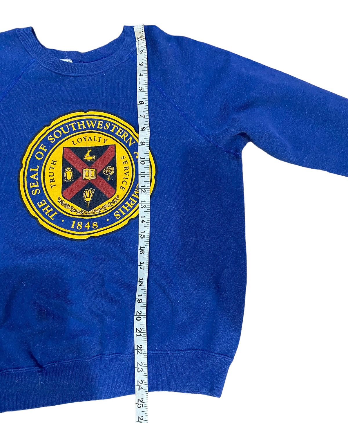 Vintage Vintage 1948 The Seal Of Southwestern At Memphis Sweatshirt Size US M / EU 48-50 / 2 - 9 Thumbnail