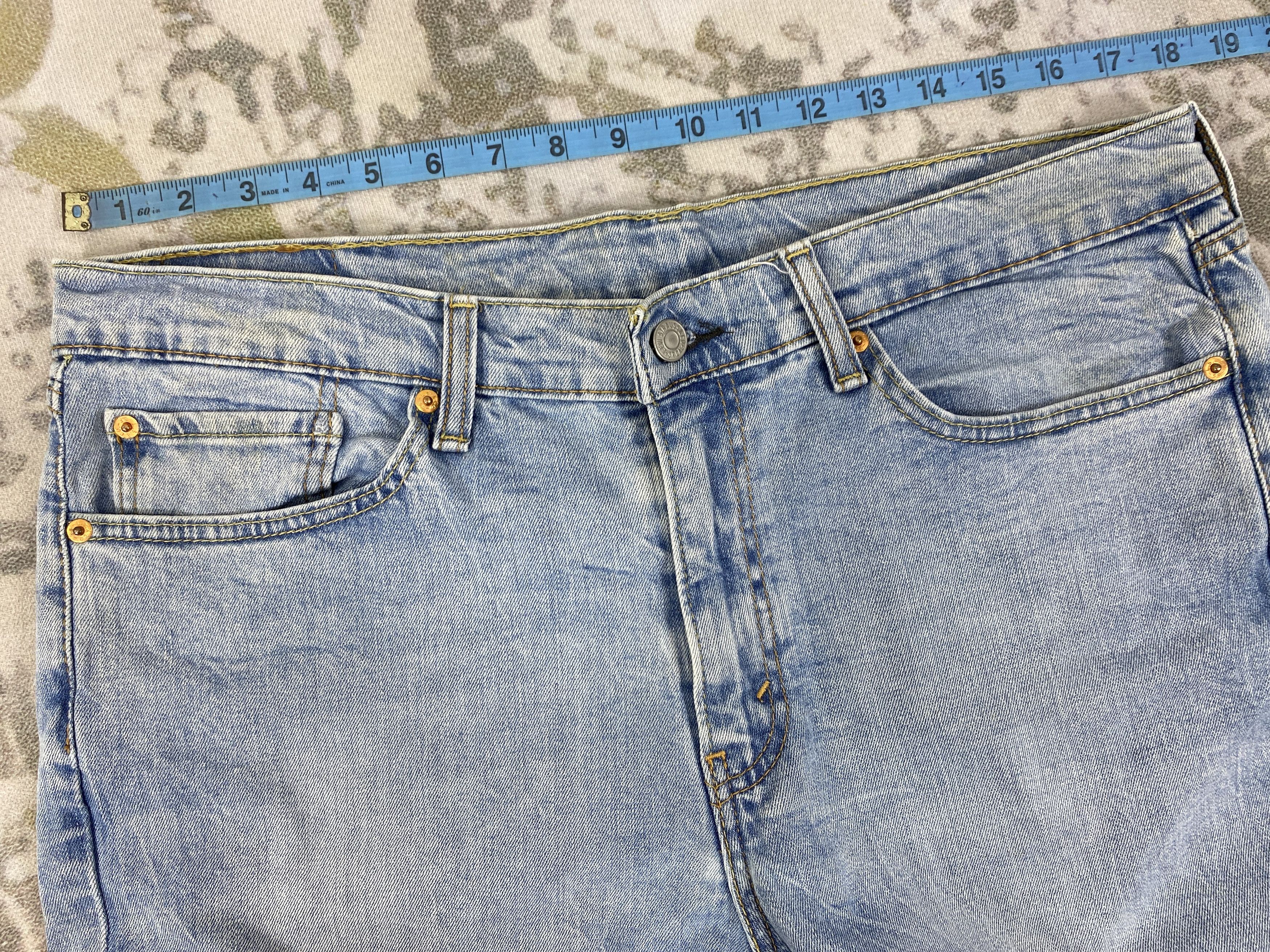 Levi's Vintage Levi's 514 Light Wash Denim 36 x 32 -JN055 Size US 36 / EU 52 - 5 Thumbnail