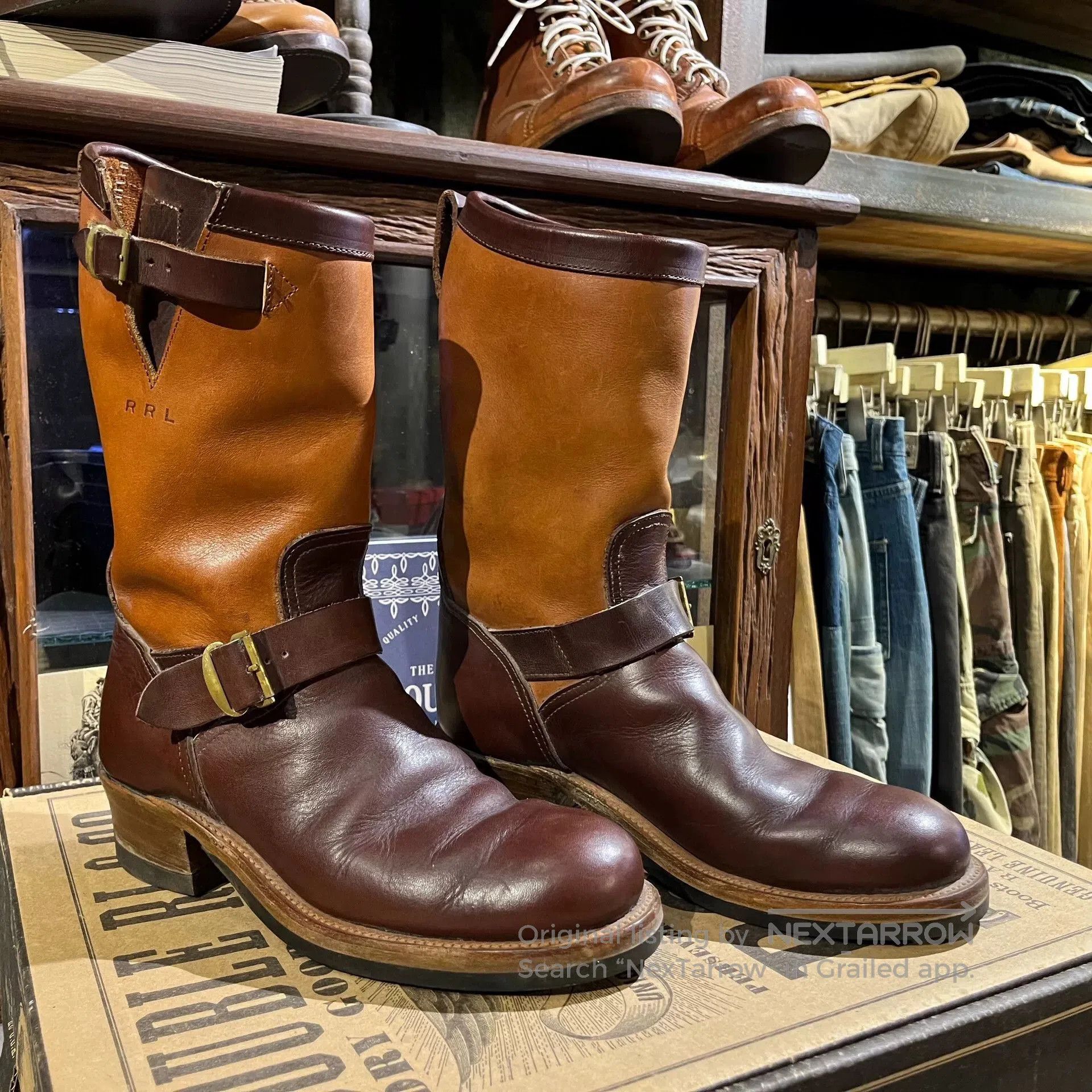 Rrl Engineer Boots | Grailed