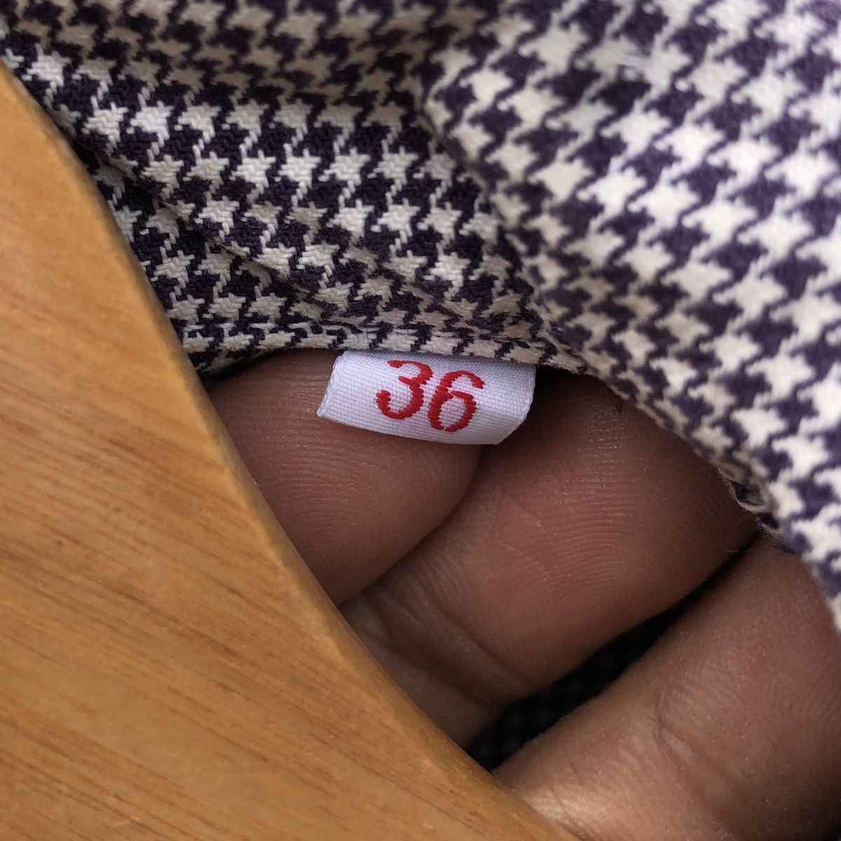 Danton Danton Vetements De Travail Houndstooth Design Jacket Size US S / EU 44-46 / 1 - 11 Thumbnail