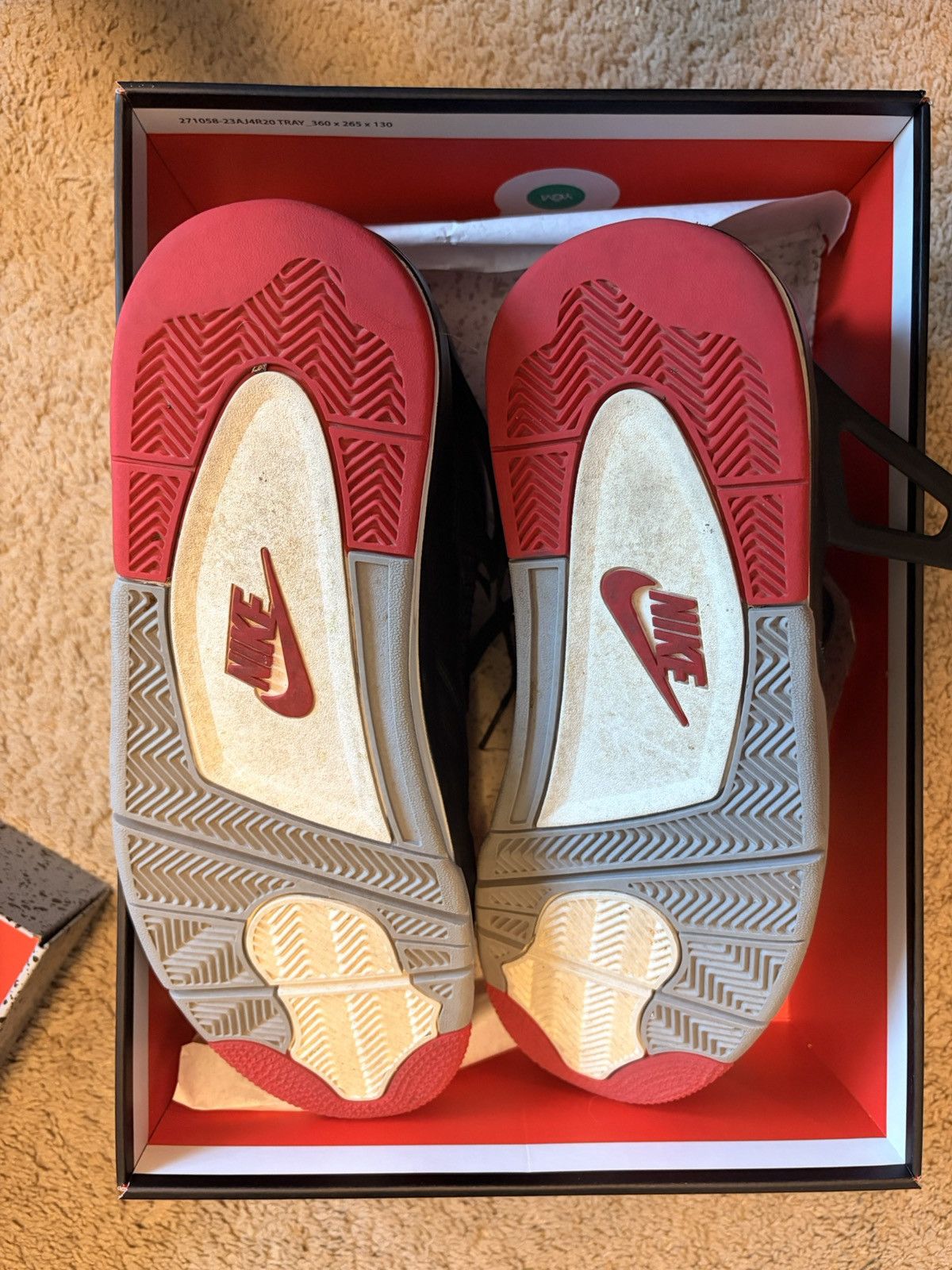 Jordan Brand Bred 4 reimagined Size US 12 / EU 45 - 4 Thumbnail