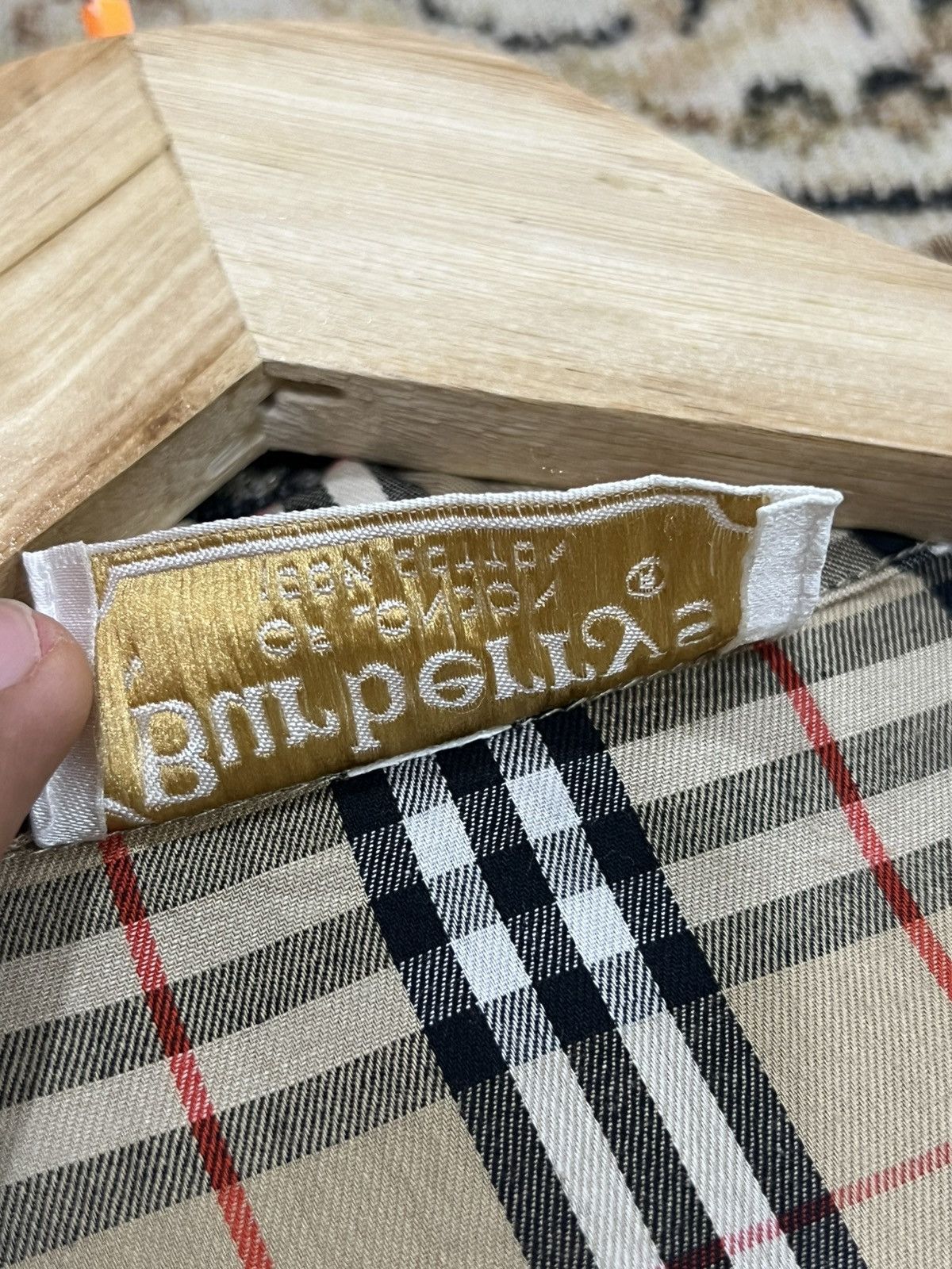 Burberry × Vintage Vtg Burberry Nova Check Shirt Size M / US 6-8 / IT 42-44 - 5 Thumbnail