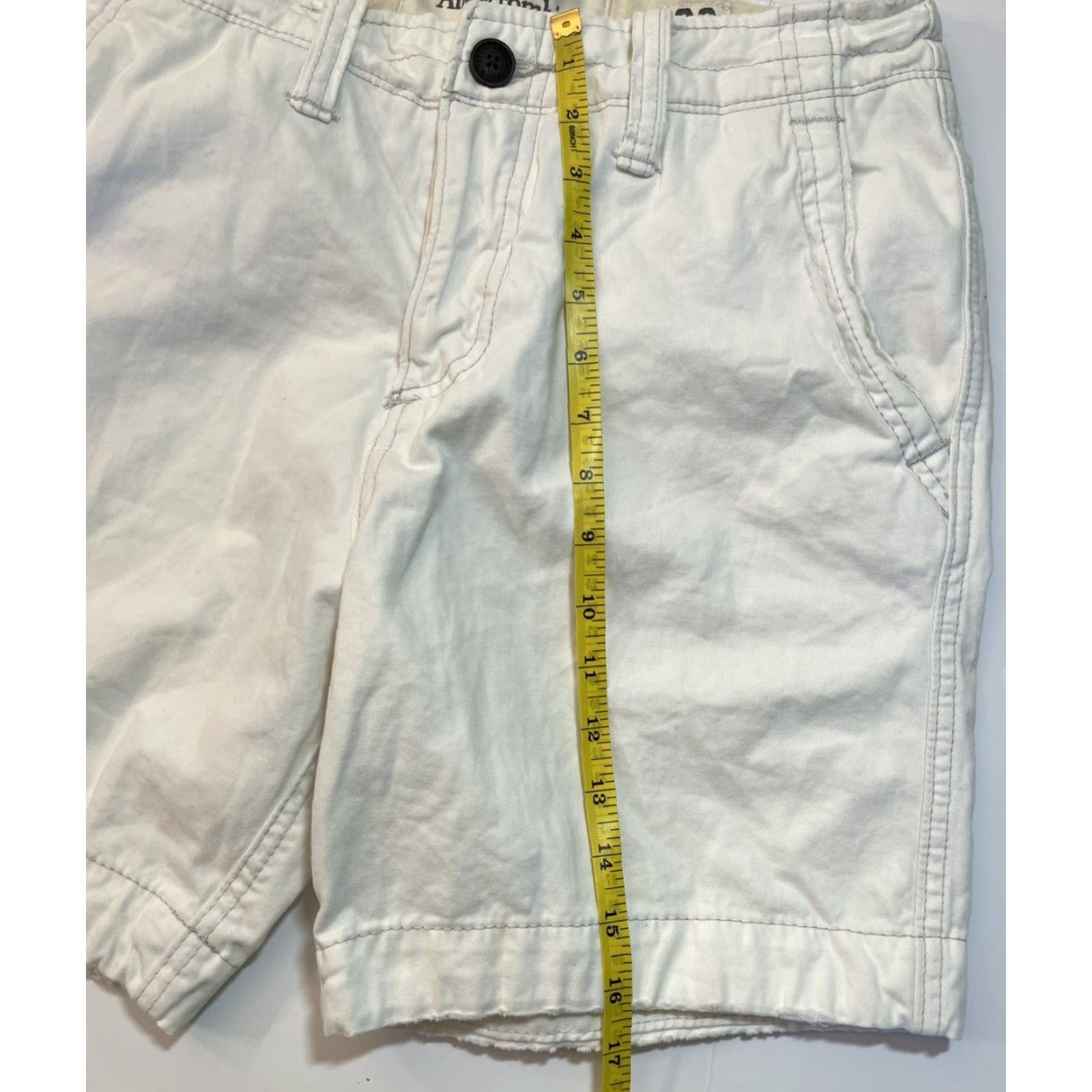 Abercrombie & Fitch Abercrombie & Fitch Mens Casual Shorts Sz 30 White Khaki Lightweight Breathable Beach Outdoor Size US 30 / EU 46 - 7 Thumbnail