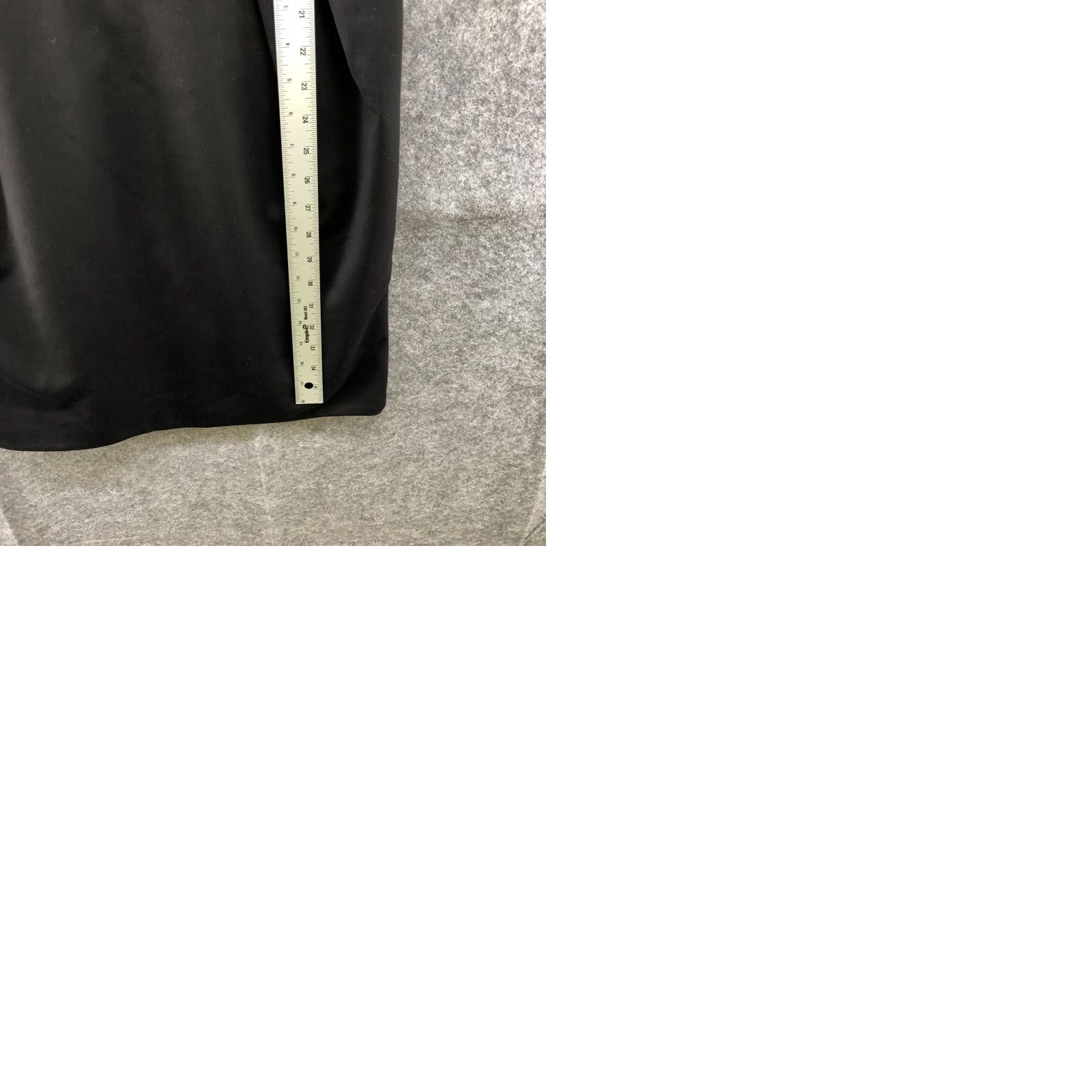 Vintage Sinequanone Womens Black Wool Blend Sheath Dress Size 0 Sleeveless Career LBD Crew Neck Zip Knee Length Size XS / US 0-2 / IT 36-38 - 9 Thumbnail